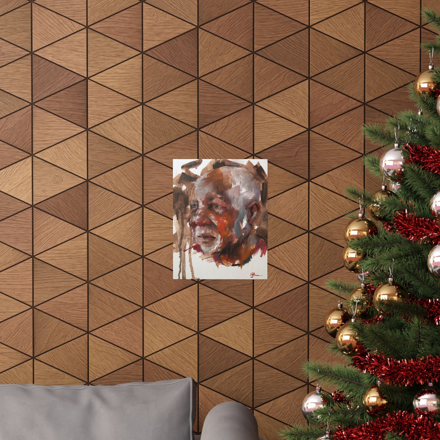 "Desmond" - Oil Portriait Print (Day 104)