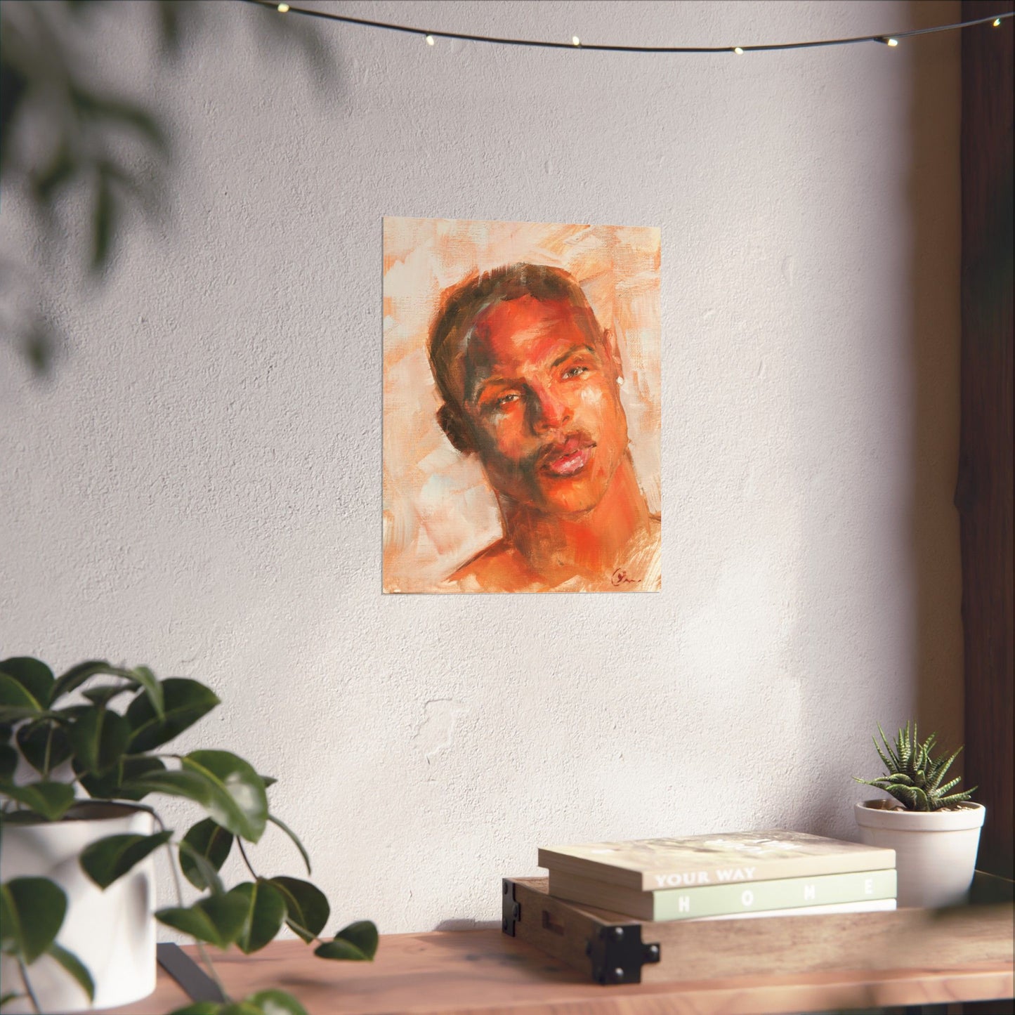 "Omar" - Oil Portriait Print (Day 124)