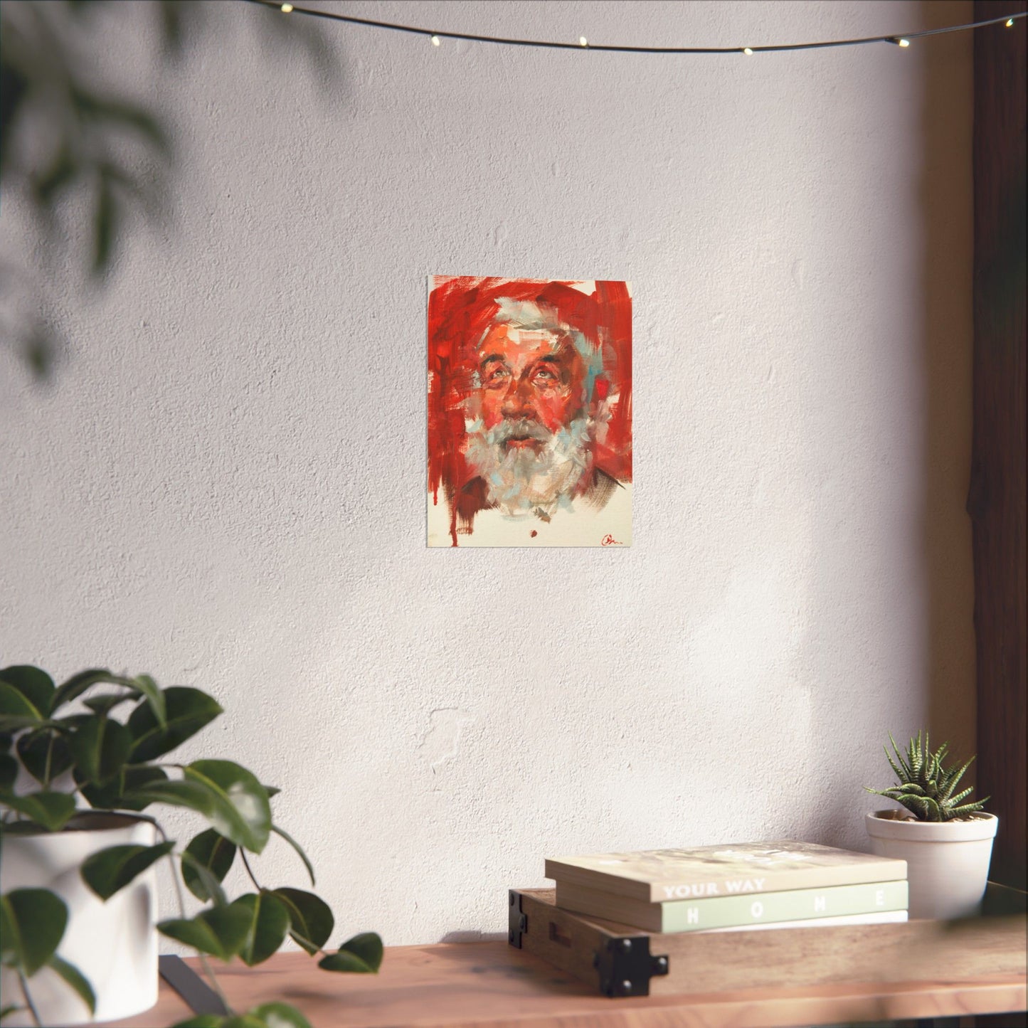 "Basil" - Oil Portriait Print (Day 96)