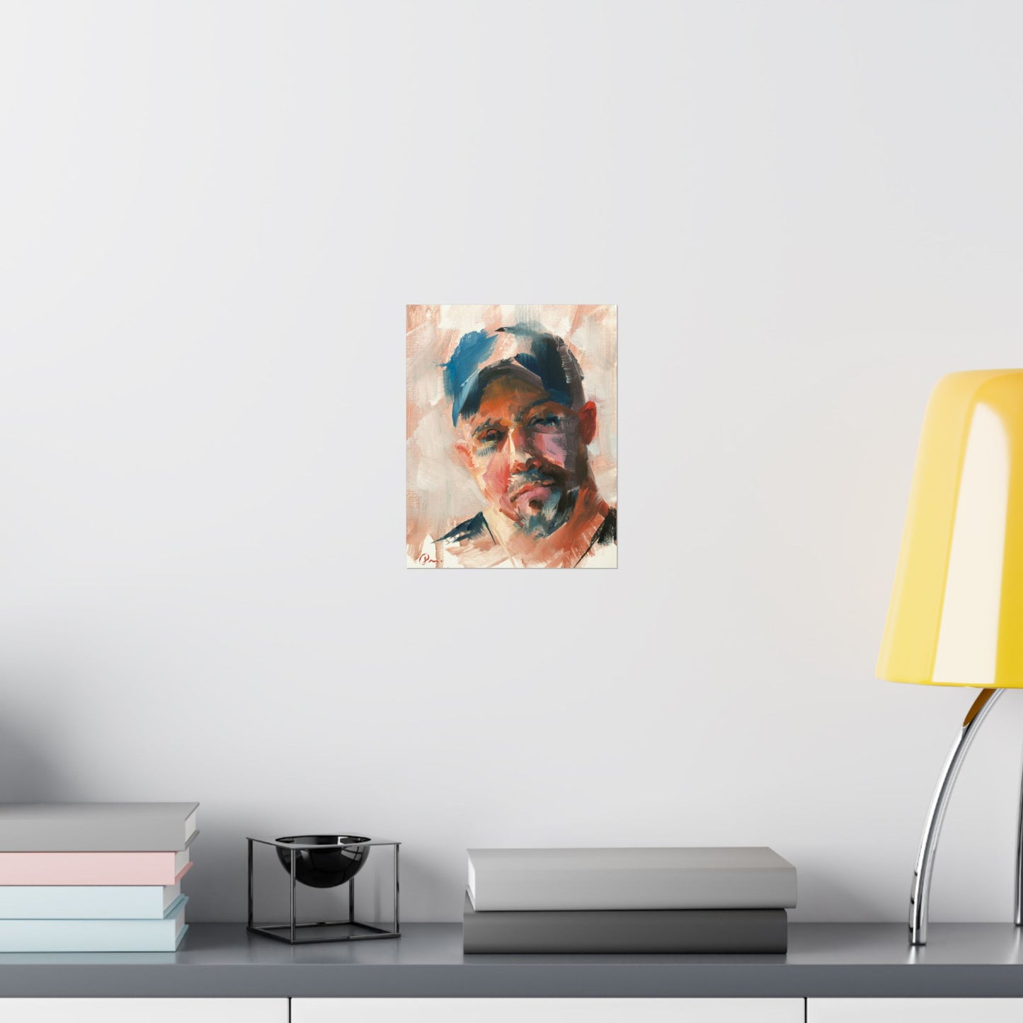 "Winston" - Oil Portriait Print (Day 122)