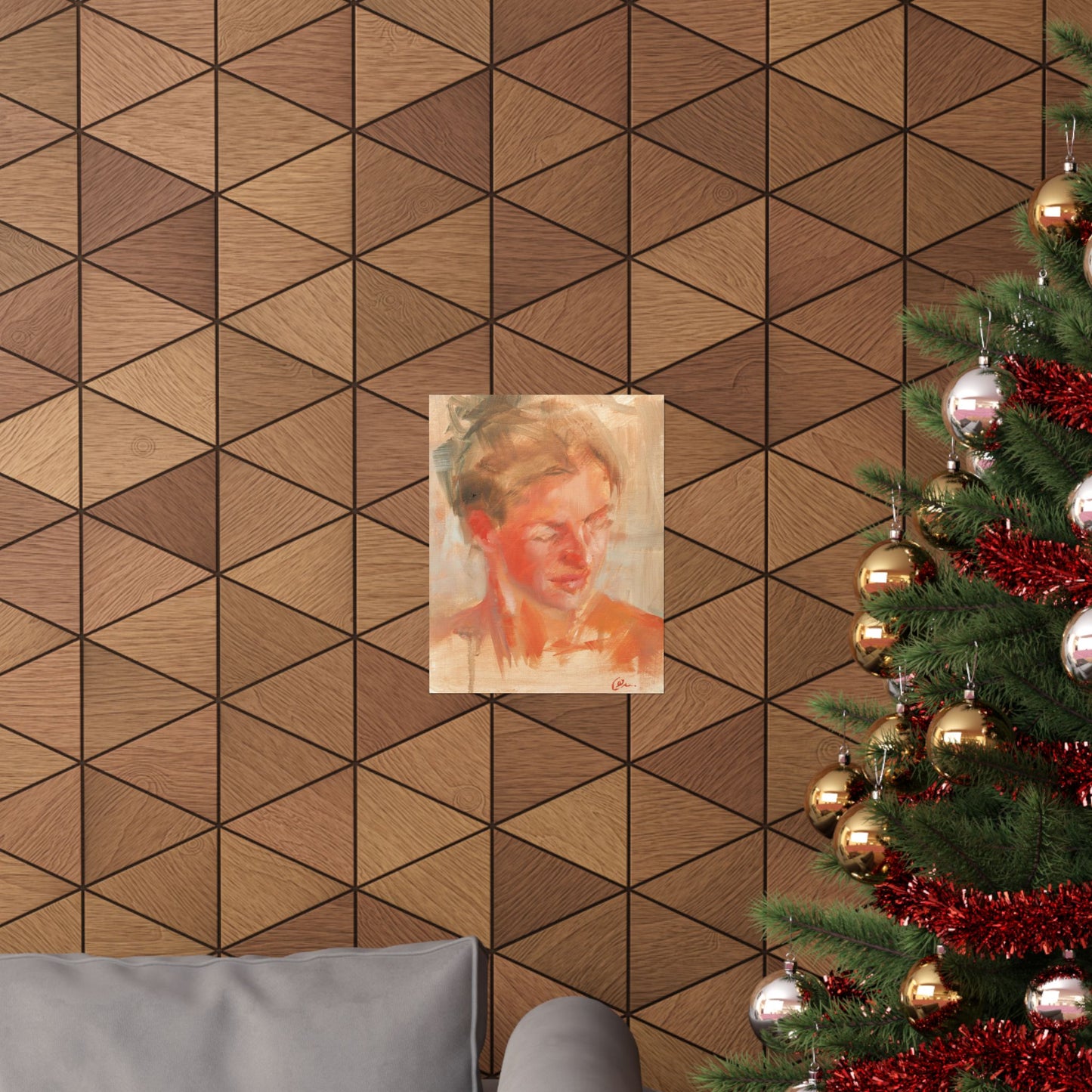 "Adelia" - Oil Portriait Print (Day 125)