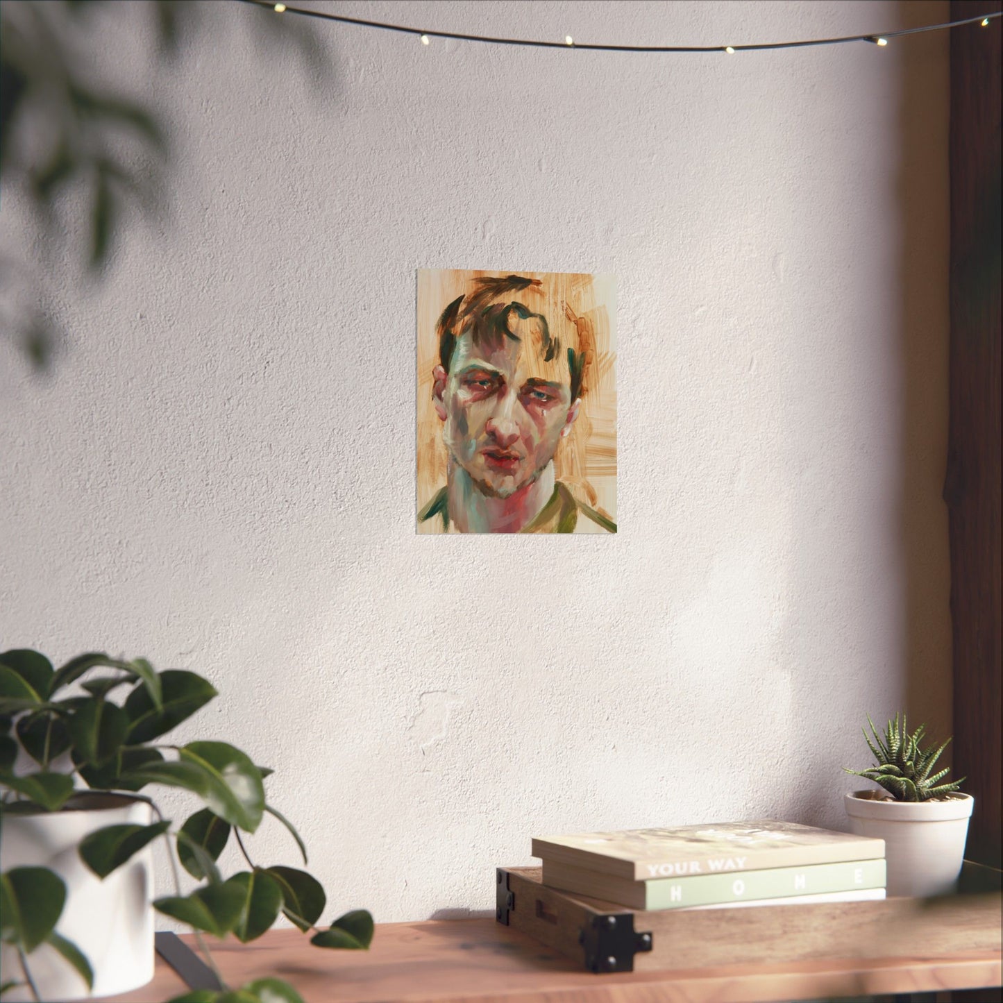 "Robbie" - Oil Portriait Print (Day 8)