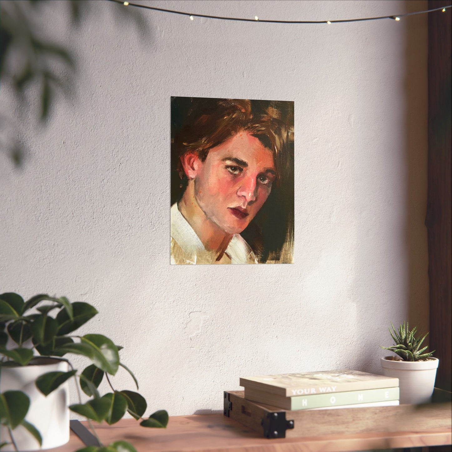 "Edward" - Oil Portriait Print (Day 63)