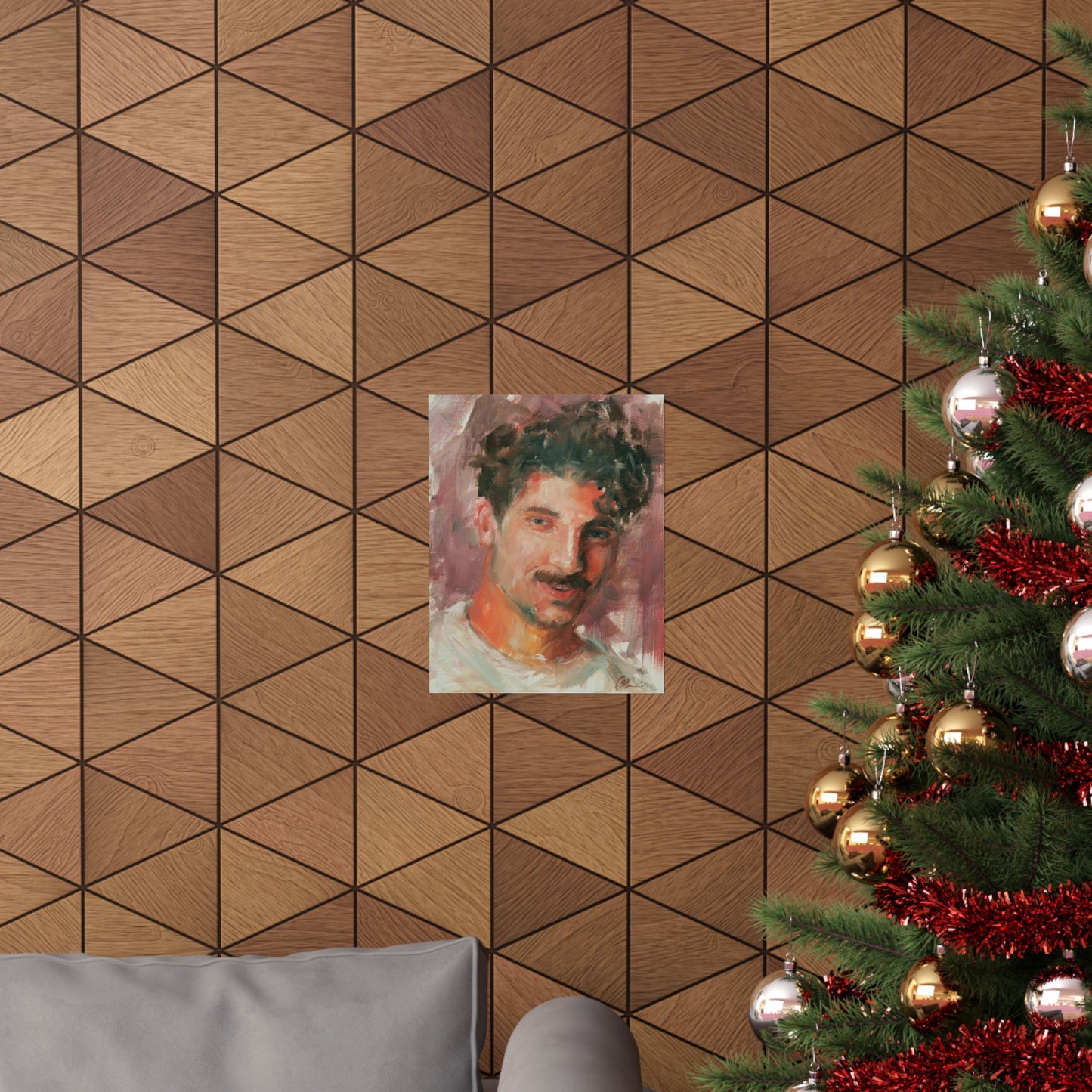 "Raphael" - Oil Portriait Print (Day 138)