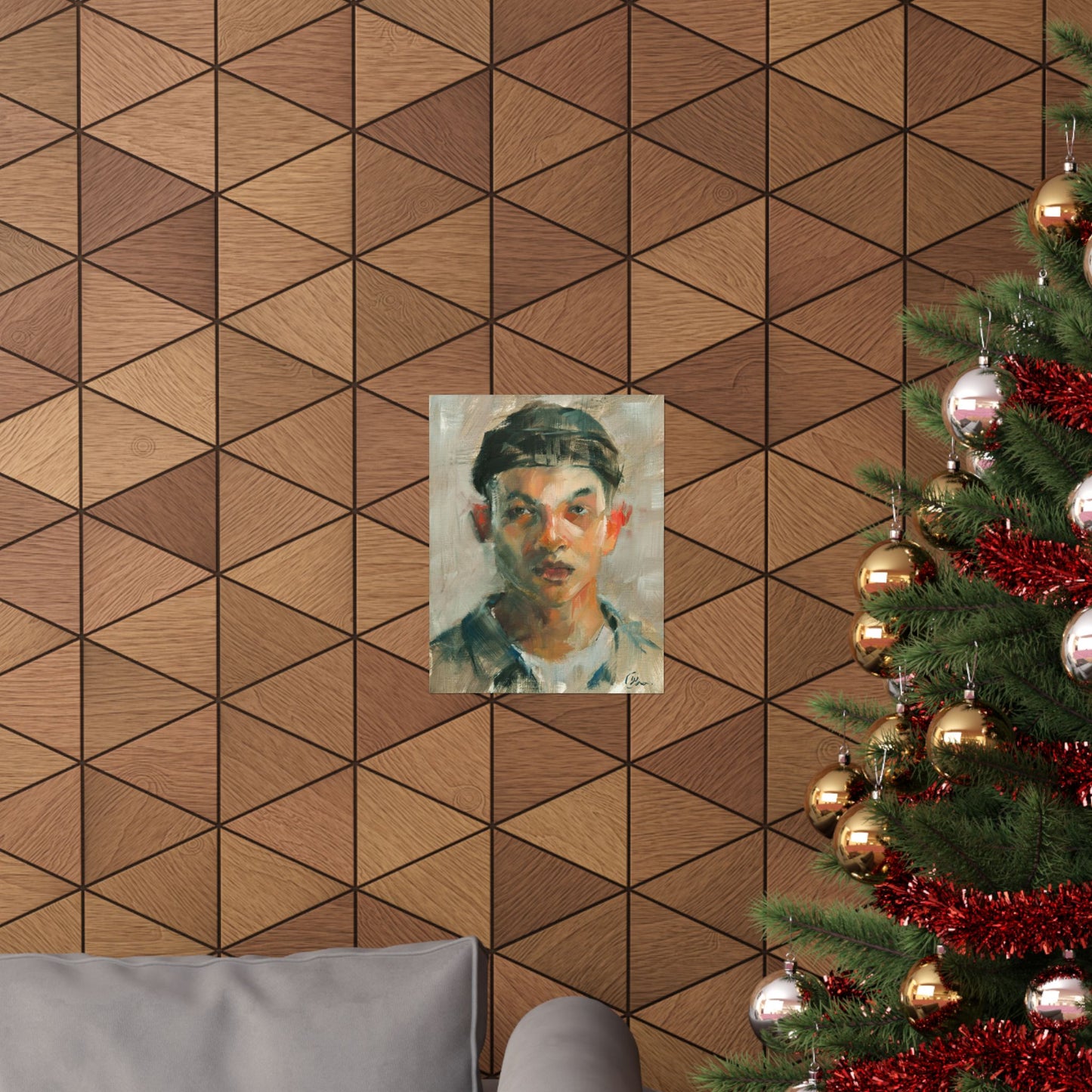 "Eric" - Oil Portriait Print (Day 130)