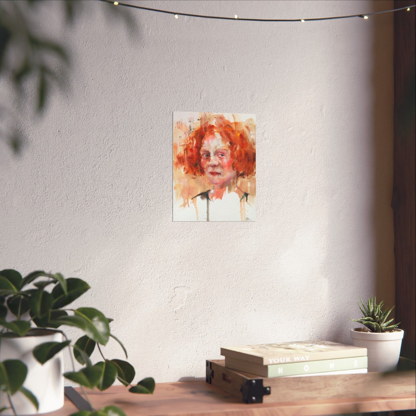 "Clementine" - Oil Portriait Print (Day 101)