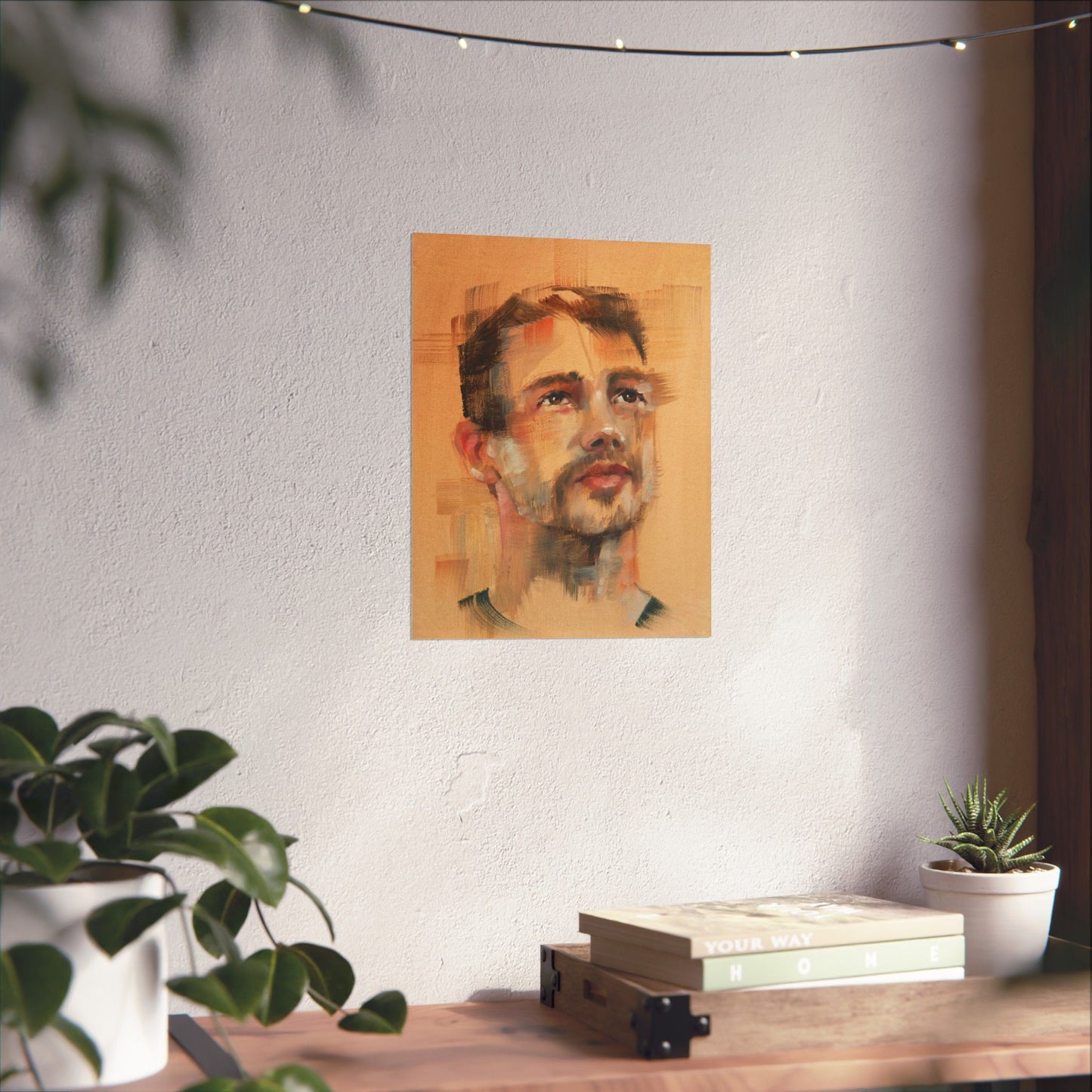 "Carles" - Oil Portriait Print (Day 32)