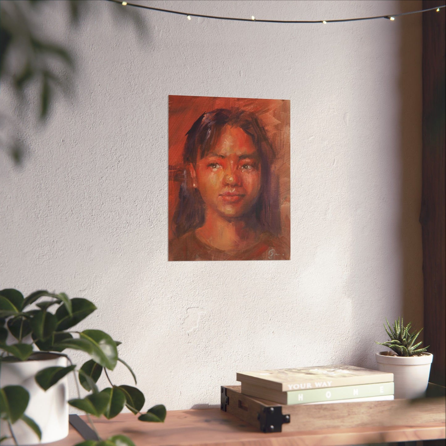 "Jasman" - Oil Portriait Print (Day 137)