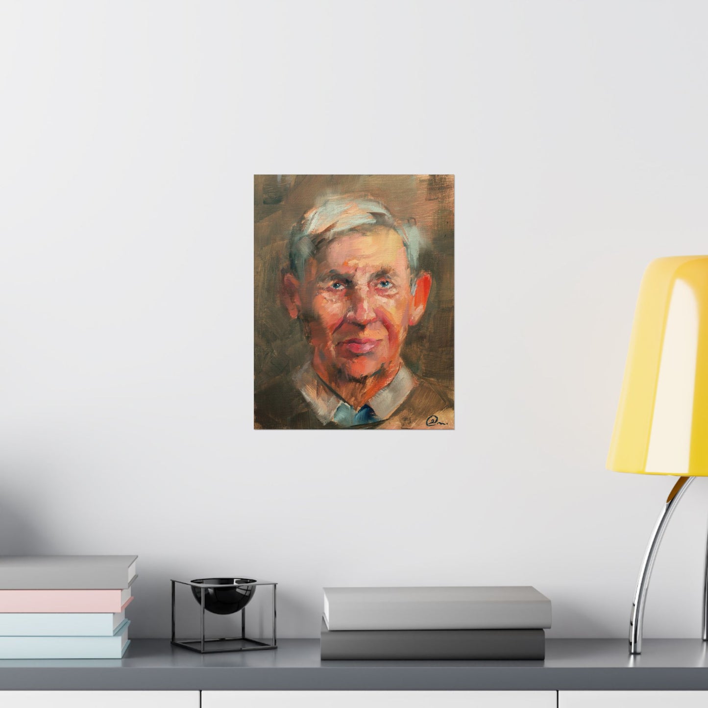 "Francis" - Oil Portriait Print (Day 87)