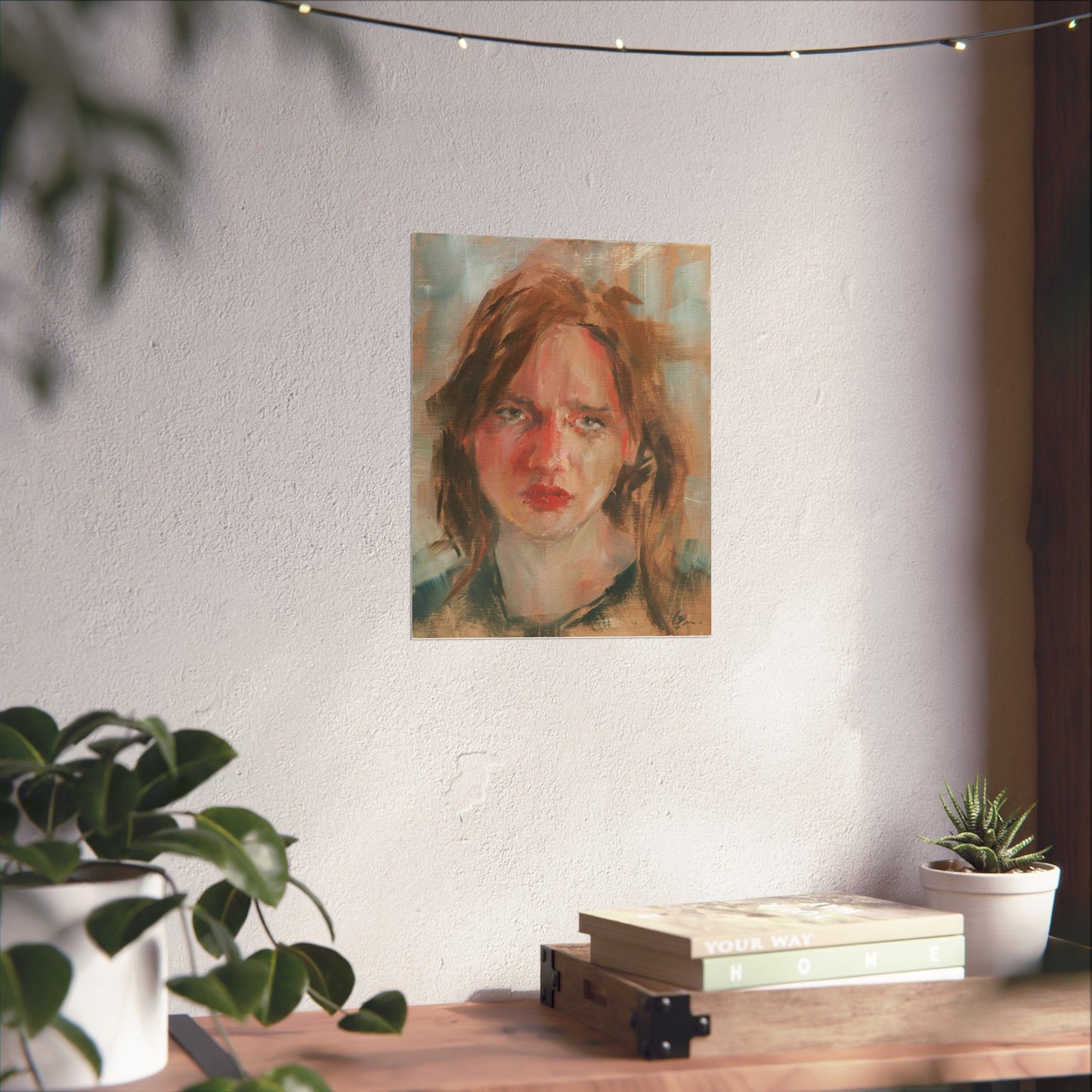 "Blythe" - Oil Portriait Print (Day 131)