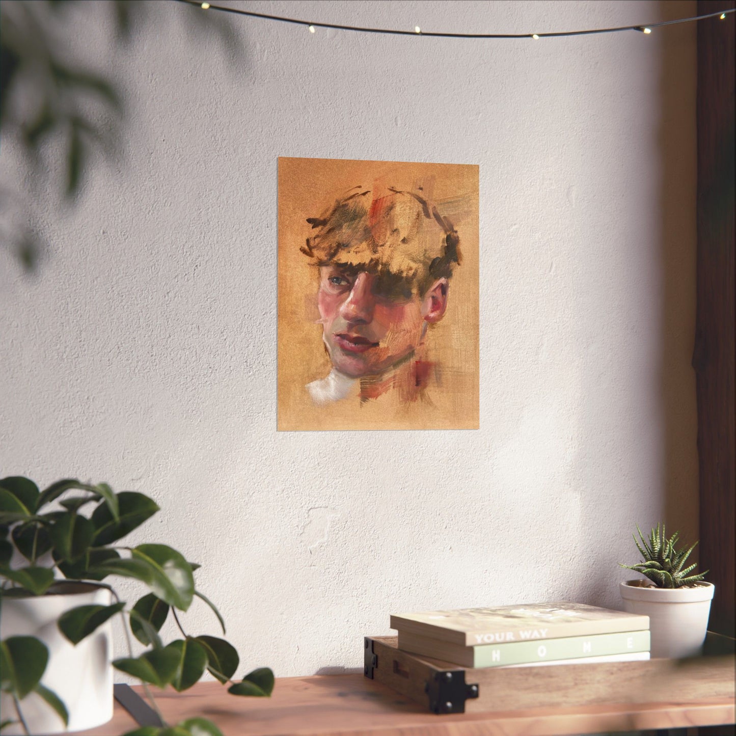 "Simeon" - Oil Portriait Print (Day 20)