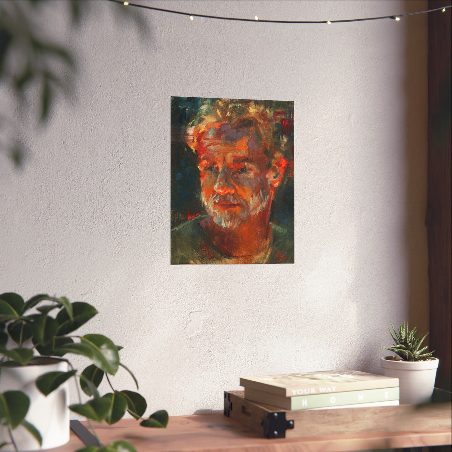 "Randolph" - Oil Portriait Print (Day 72)