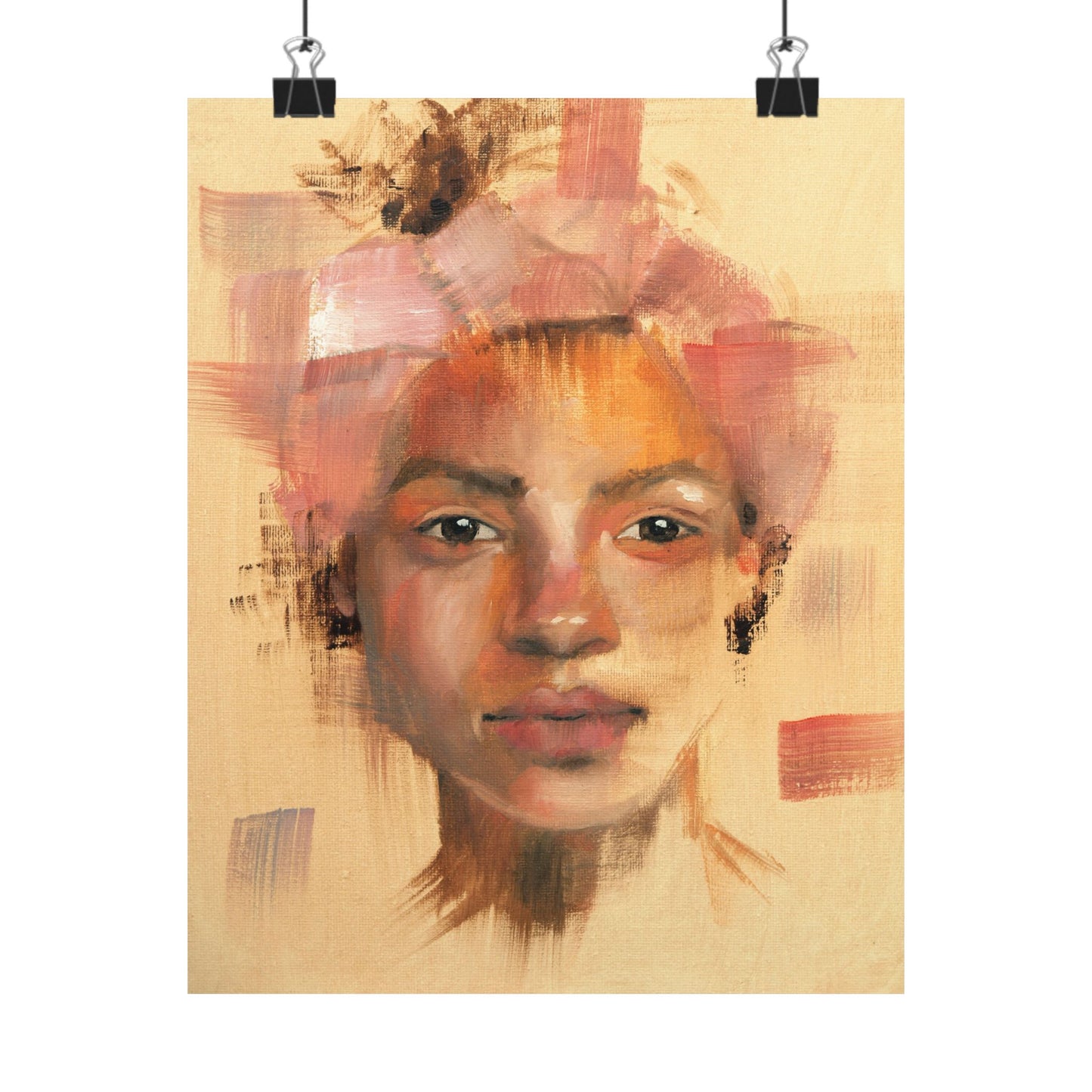 "Fatima" - Oil Portriait Print (Day 33)