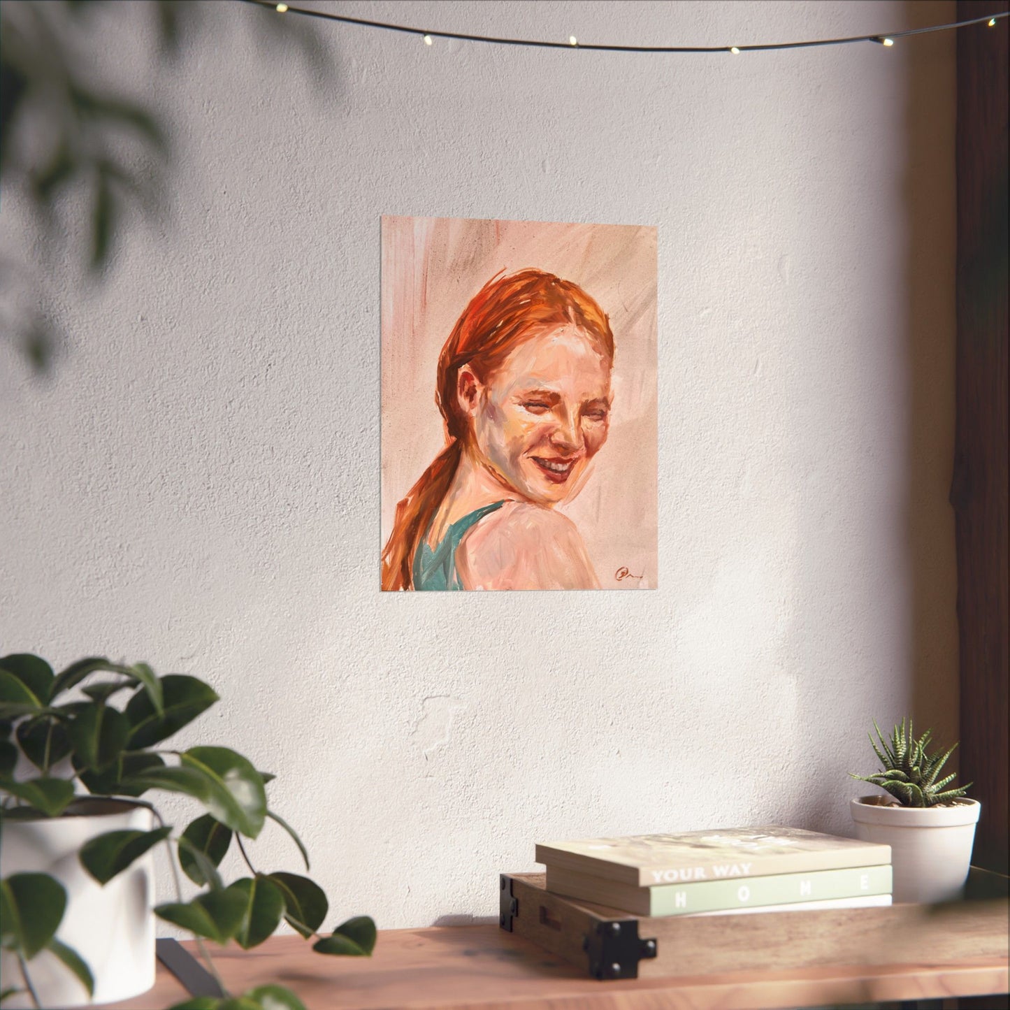 "Witny" - Oil Portriait Print (Day 116)