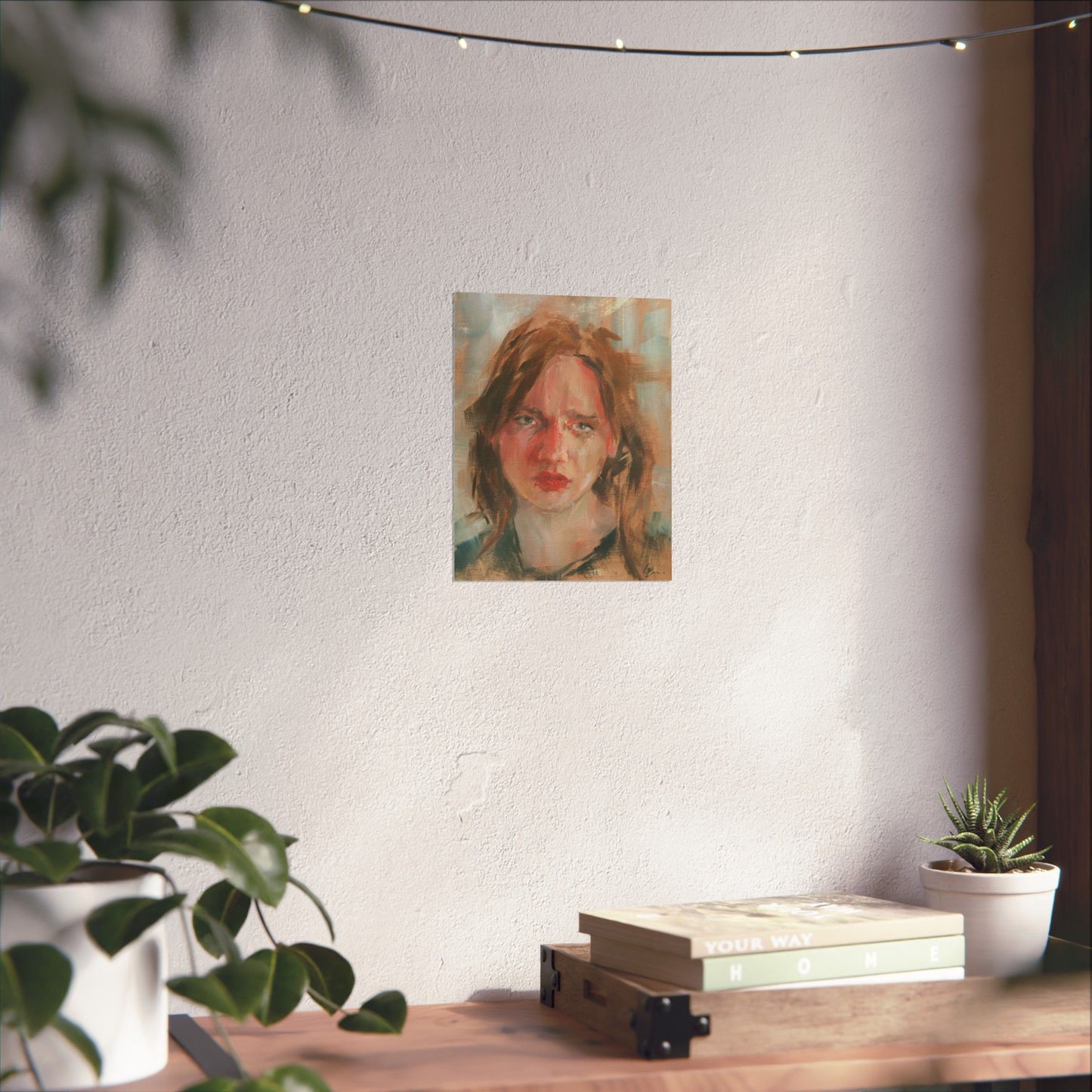 "Blythe" - Oil Portriait Print (Day 131)