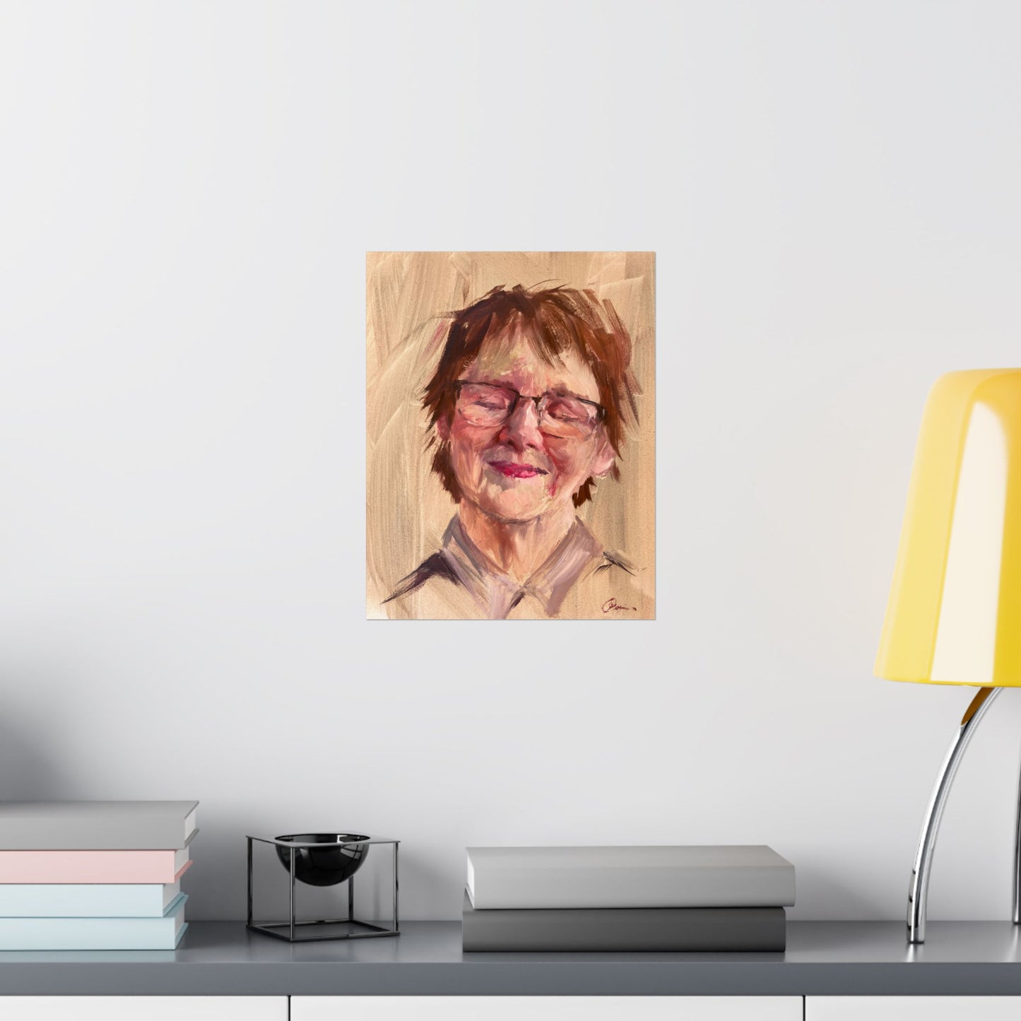 "Jaqueline" - Oil Portriait Print (Day 109)