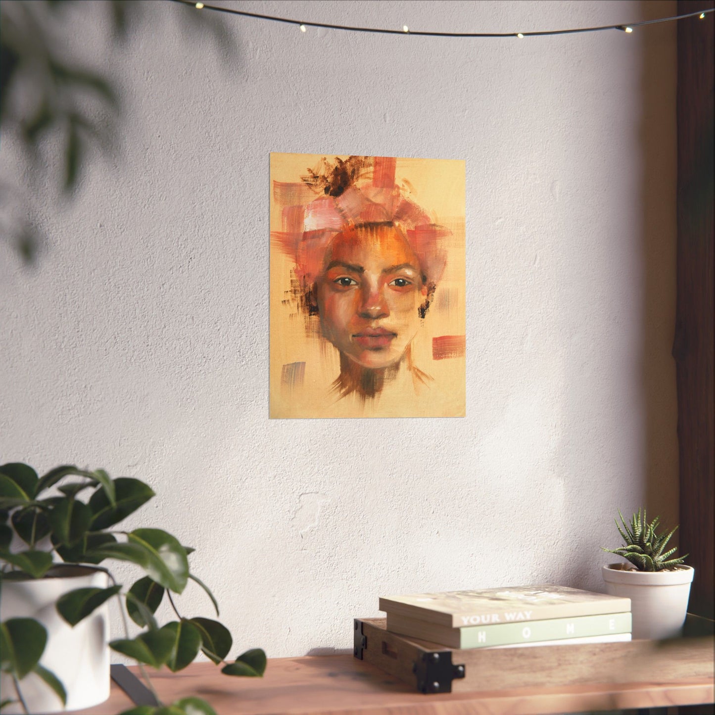 "Fatima" - Oil Portriait Print (Day 33)