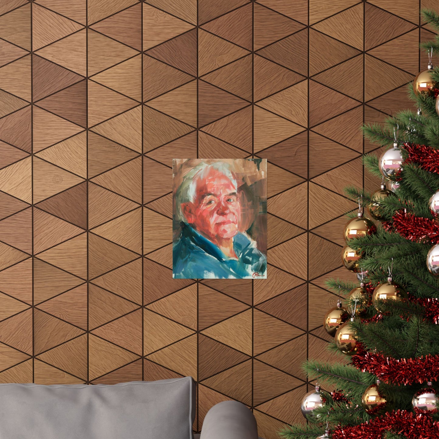 "Fabio" - Oil Portriait Print (Day 140)