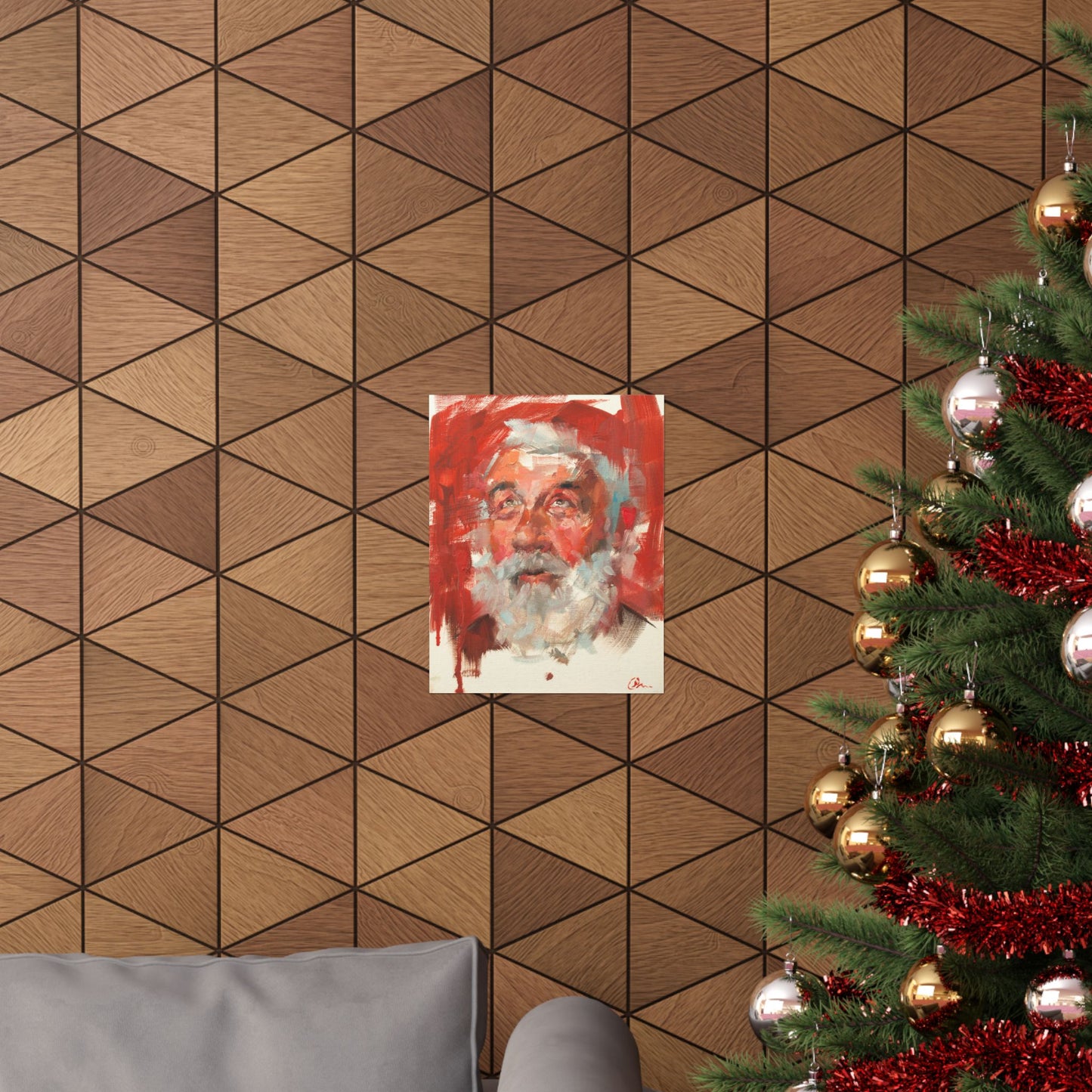 "Basil" - Oil Portriait Print (Day 96)