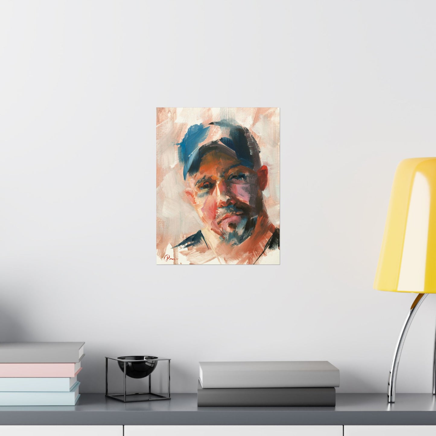 "Winston" - Oil Portriait Print (Day 122)