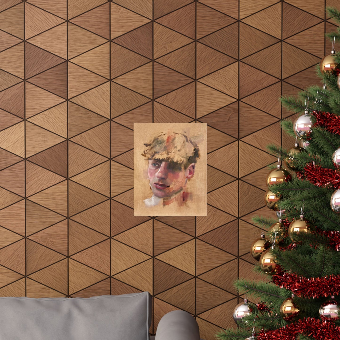 "Simeon" - Oil Portriait Print (Day 20)