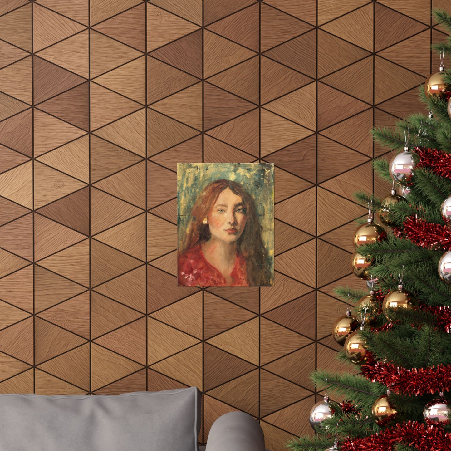 "Marguerite" - Oil Portriait Print (Day 1)