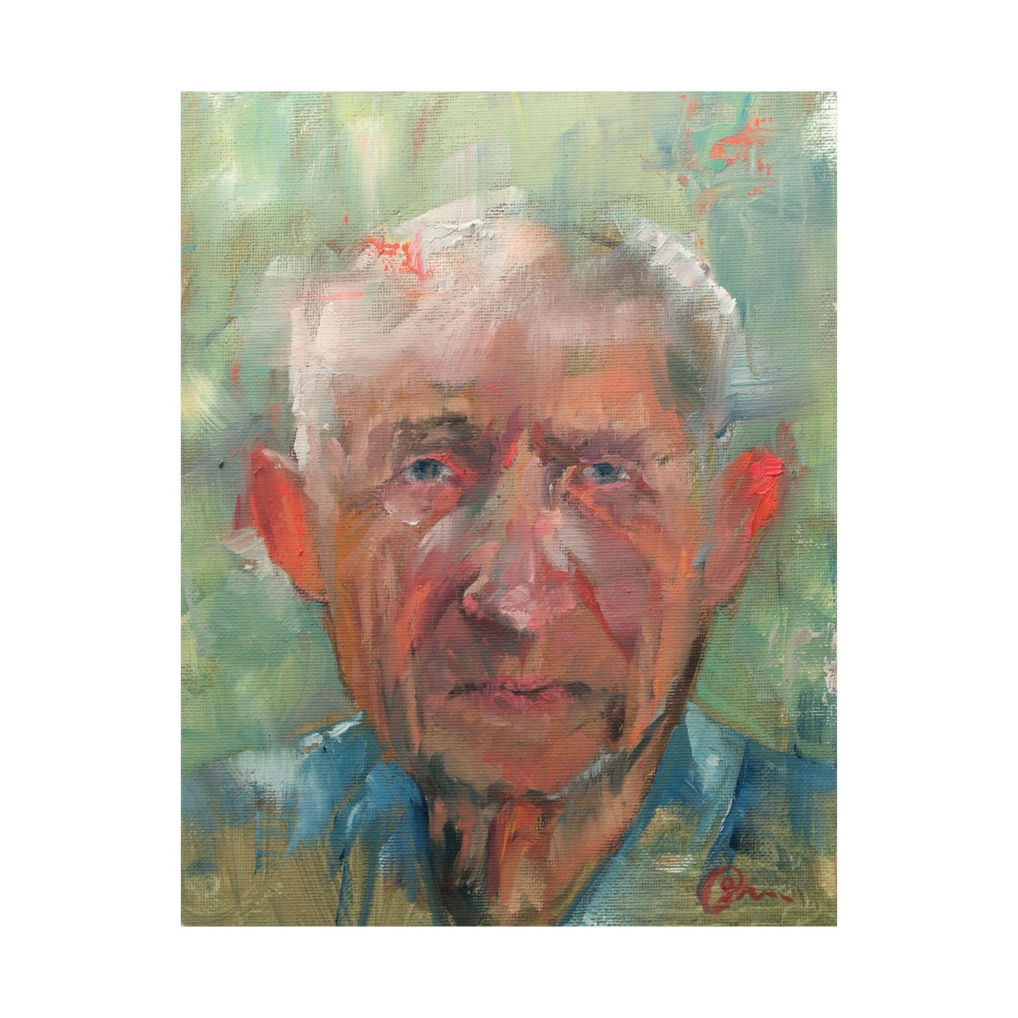 "Filipo" - Oil Portriait Print (Day 90)