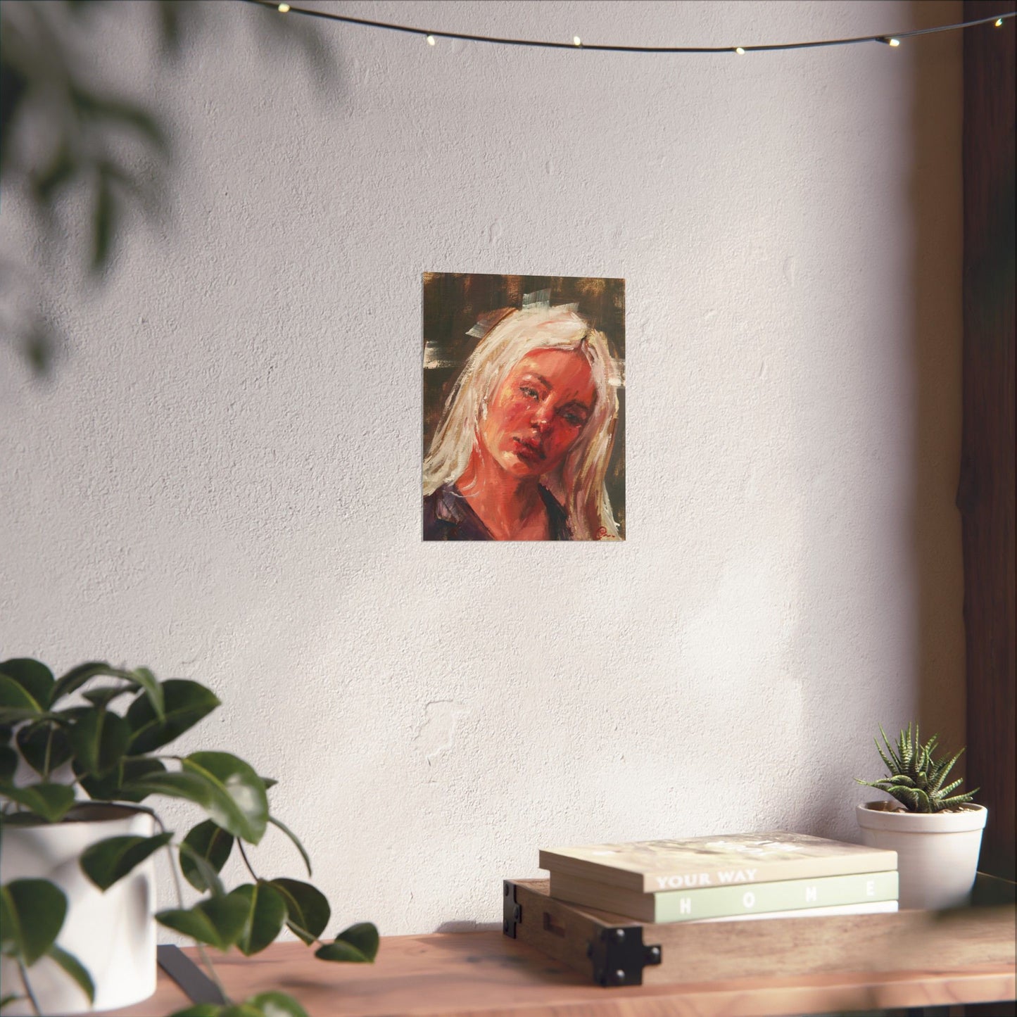 "Angelique" - Oil Portriait Print (Day 88)
