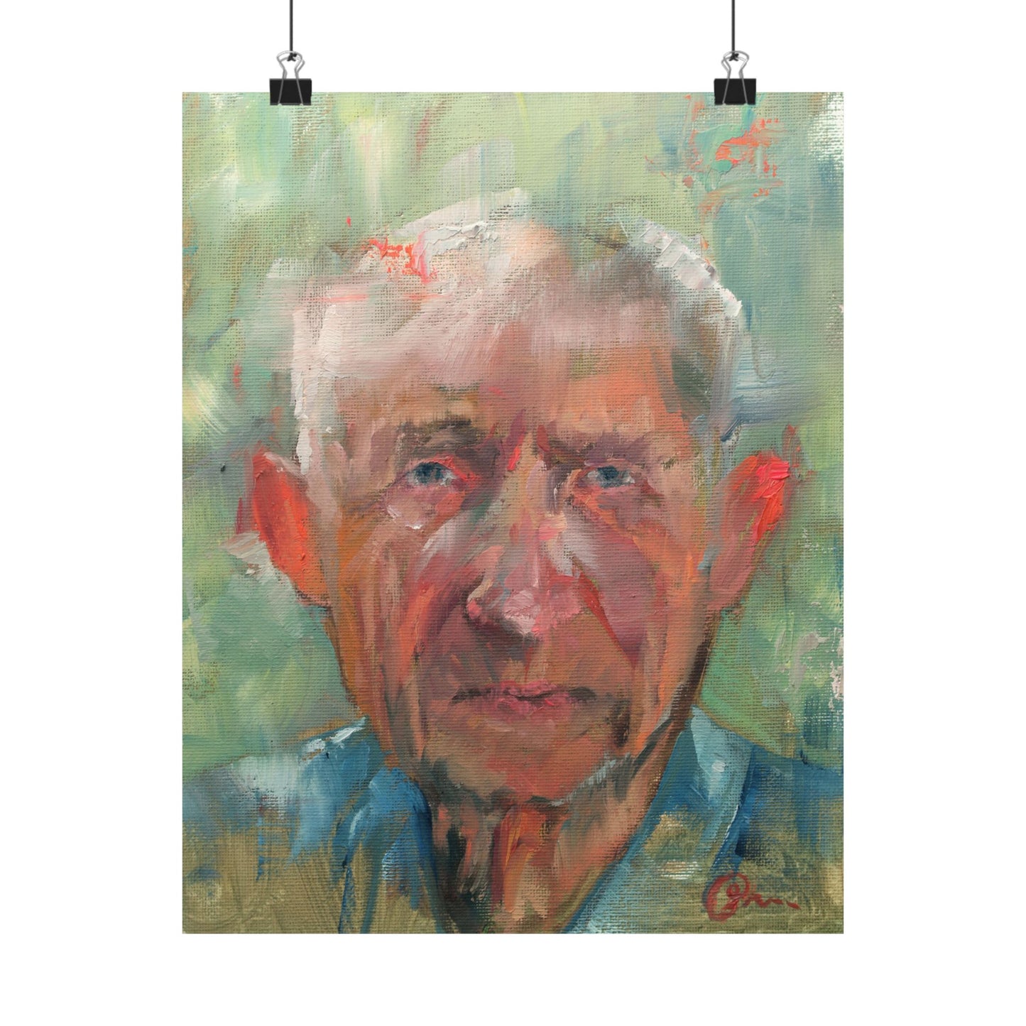 "Filipo" - Oil Portriait Print (Day 90)