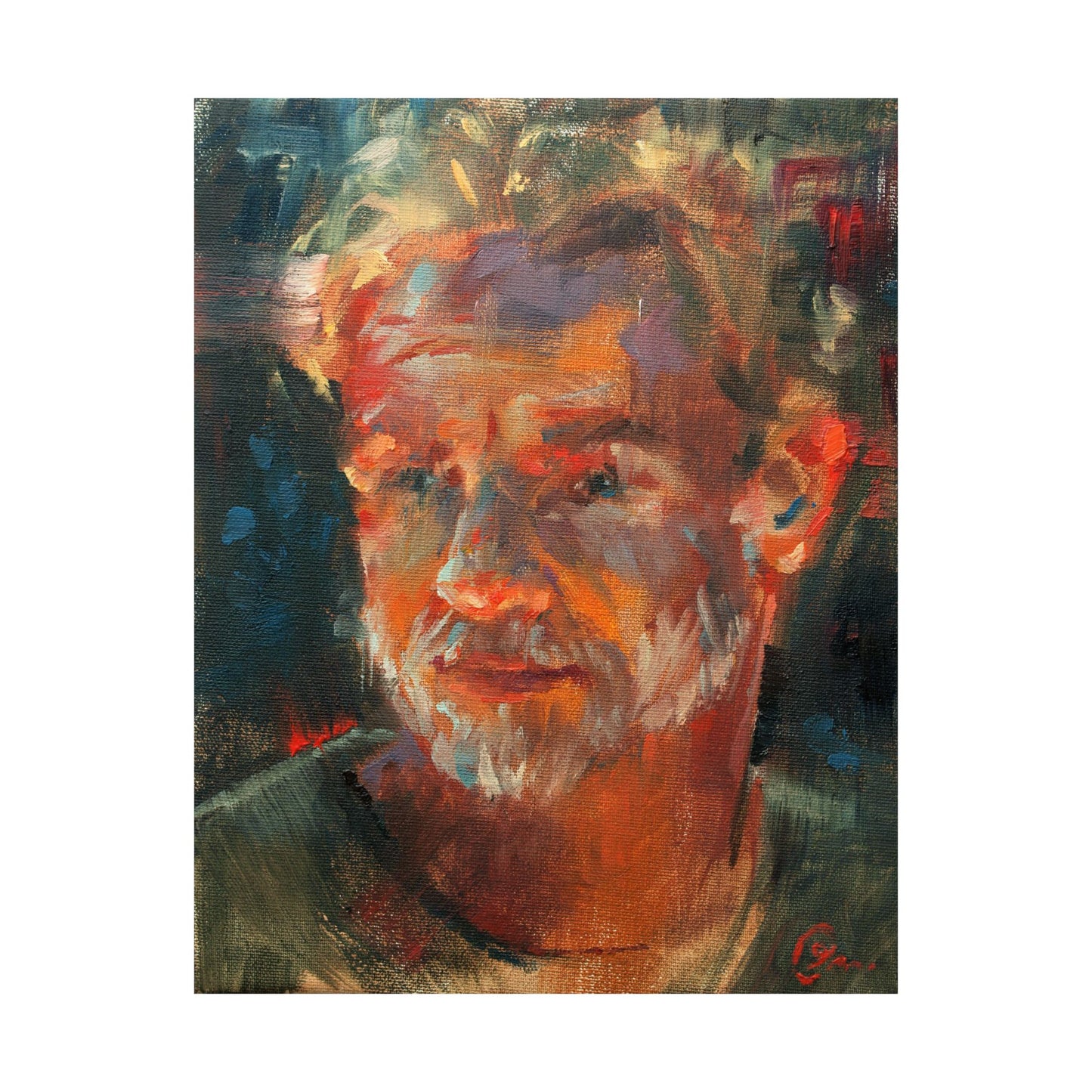 "Randolph" - Oil Portriait Print (Day 72)