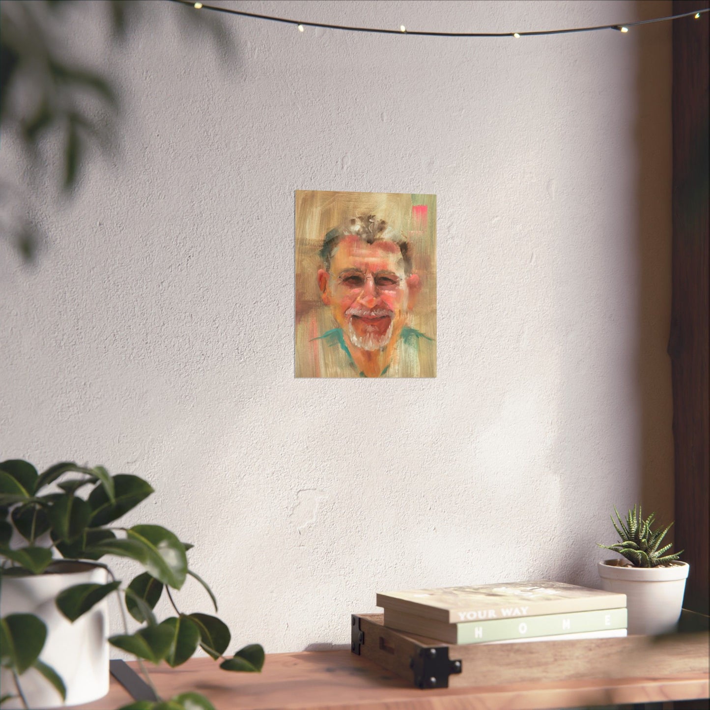 "Piero" - Oil Portriait Print (Day 56)