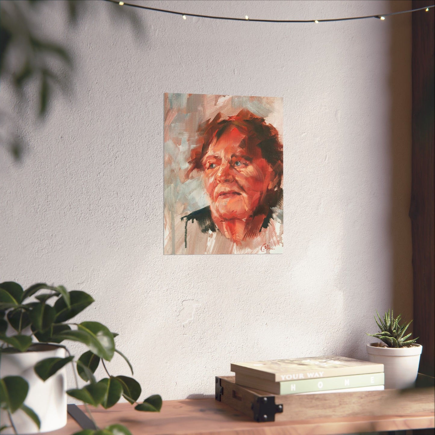 "Nasly" - Oil Portriait Print (Day 121)