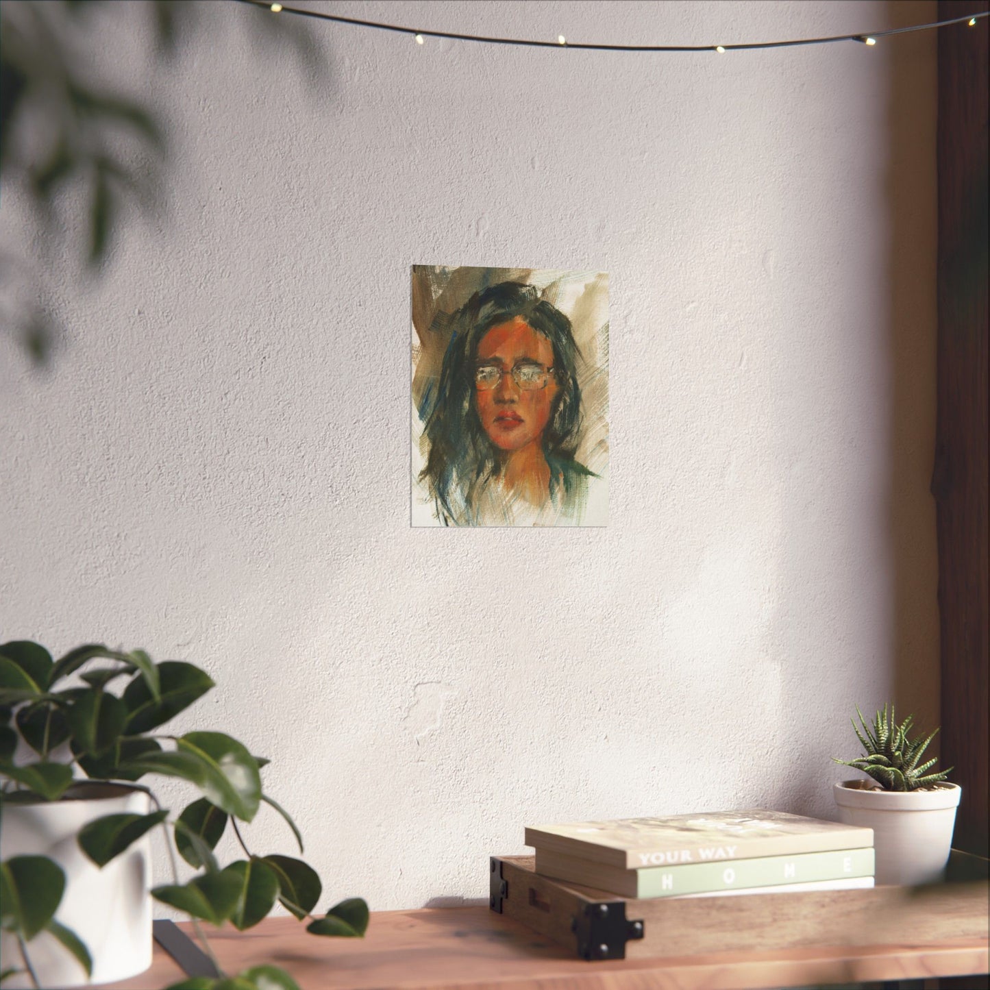 "Mish" - Oil Portriait Print (Day 107)