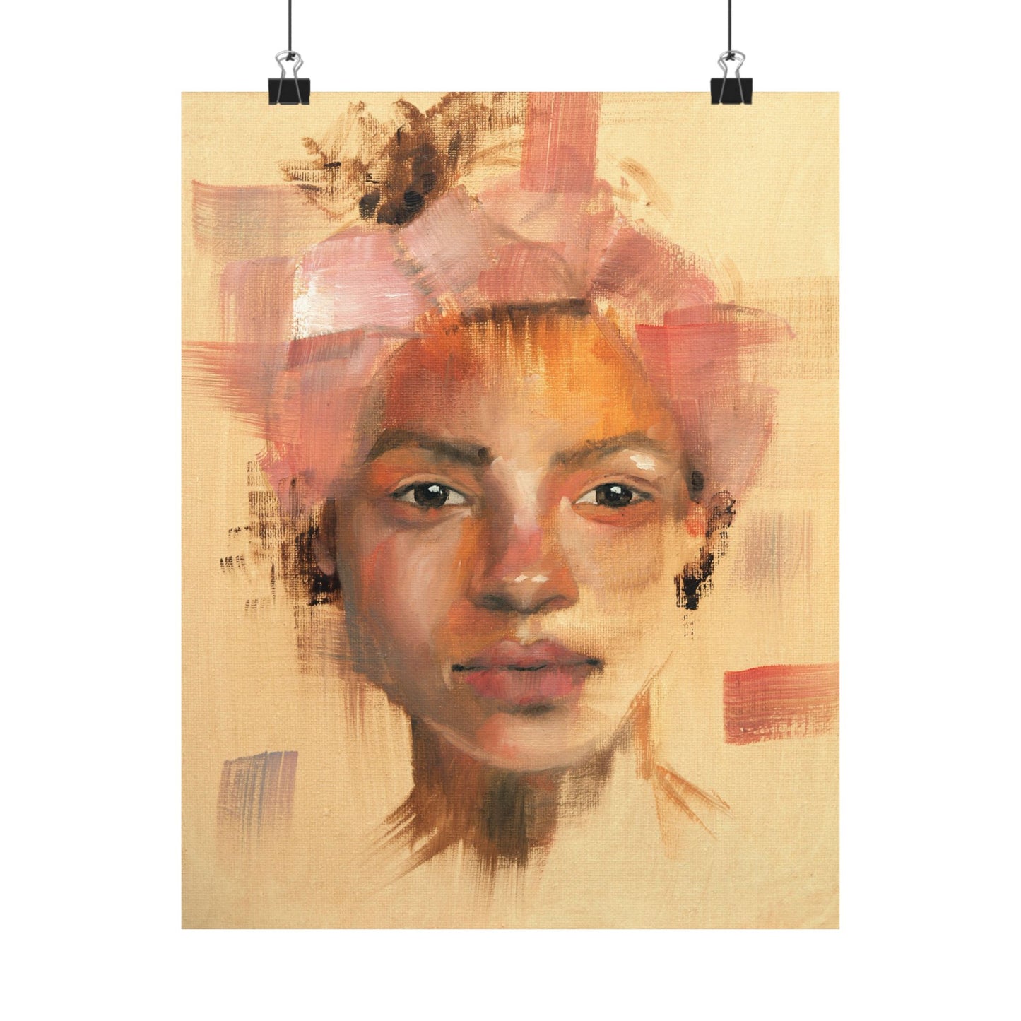 "Fatima" - Oil Portriait Print (Day 33)