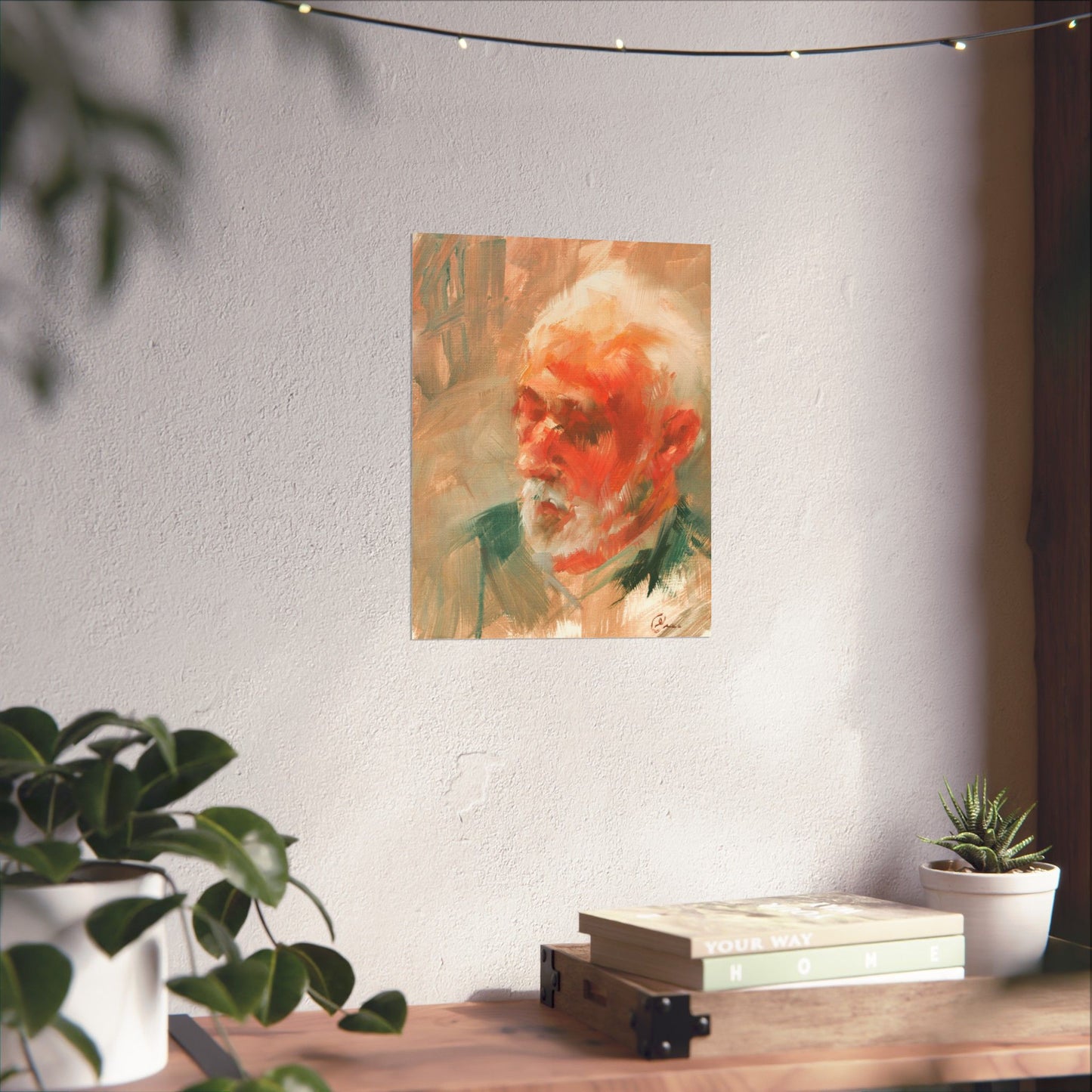 "Silas" - Oil Portriait Print (Day 126)