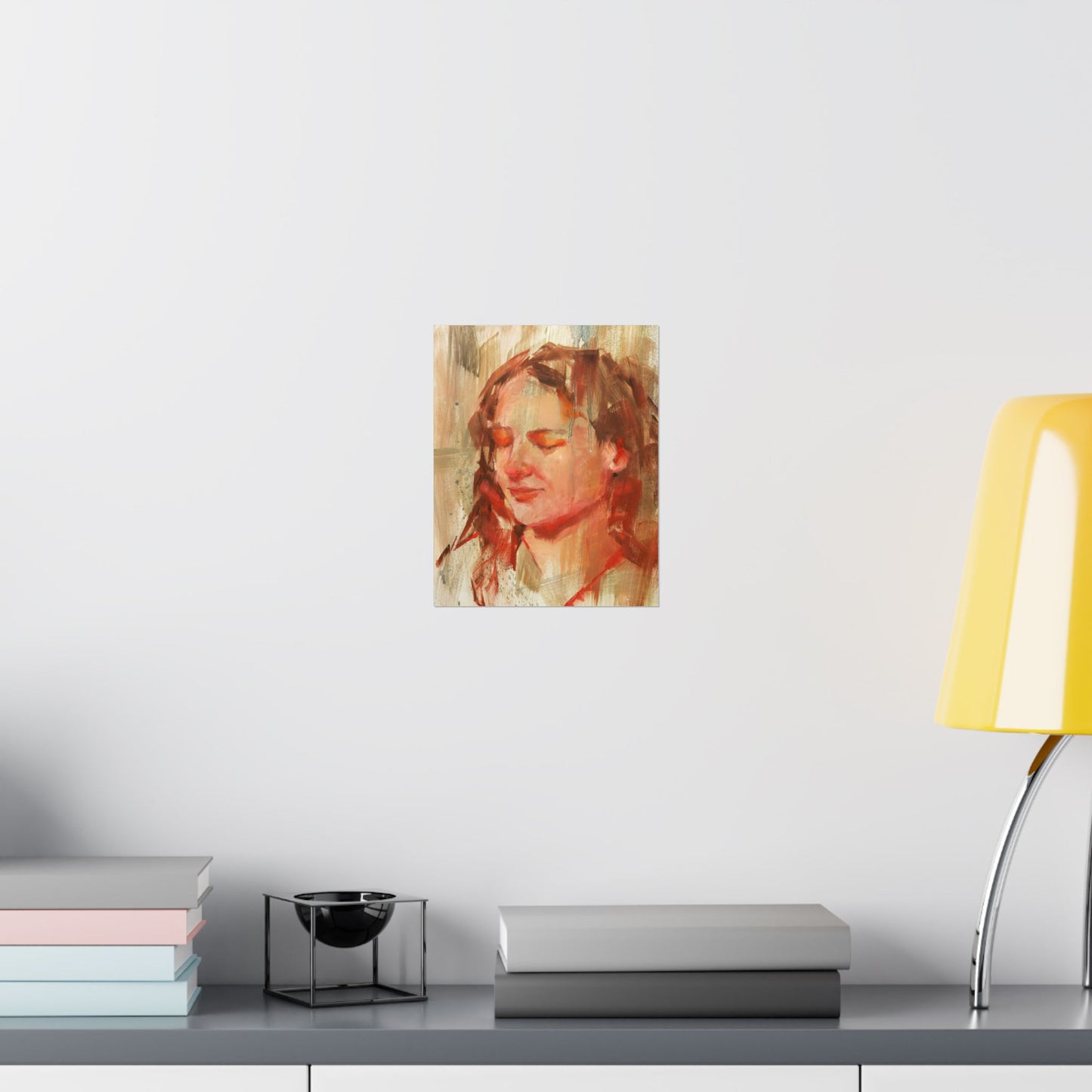 "Florence" - Oil Portriait Print (Day 50)