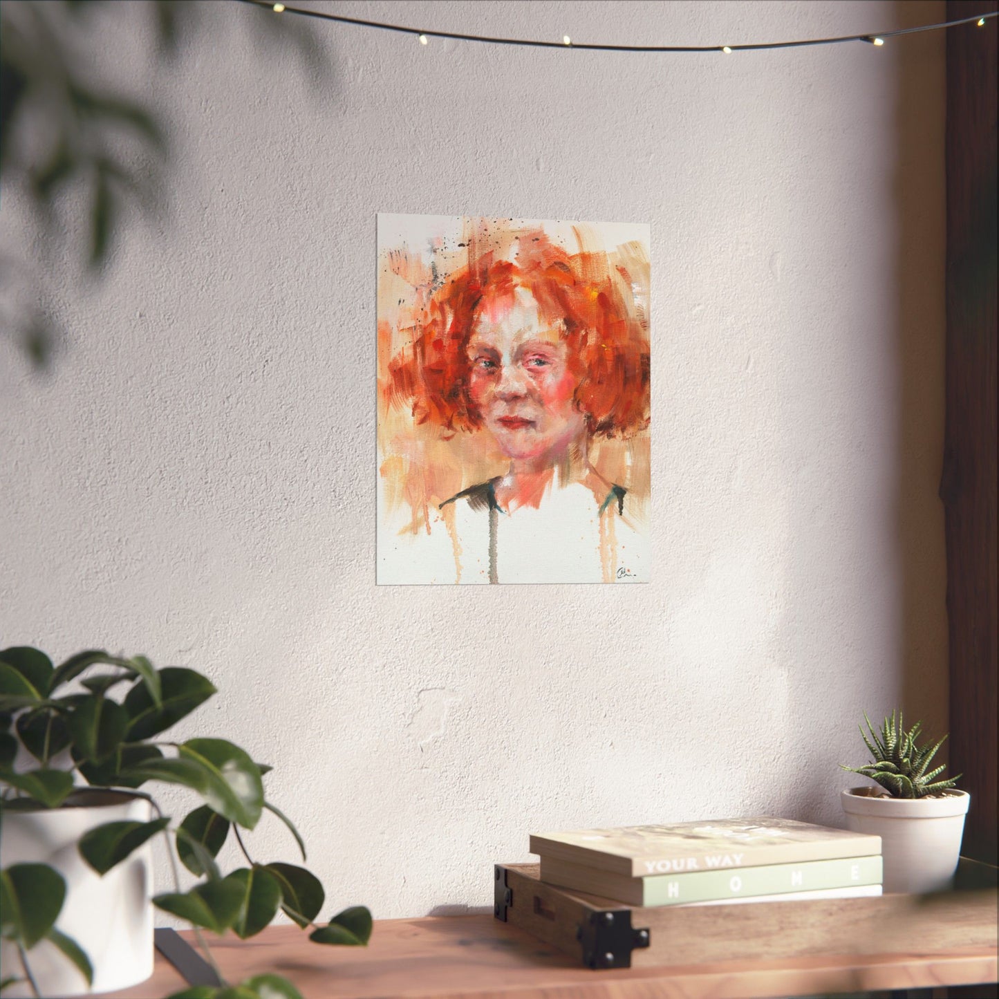 "Clementine" - Oil Portriait Print (Day 101)
