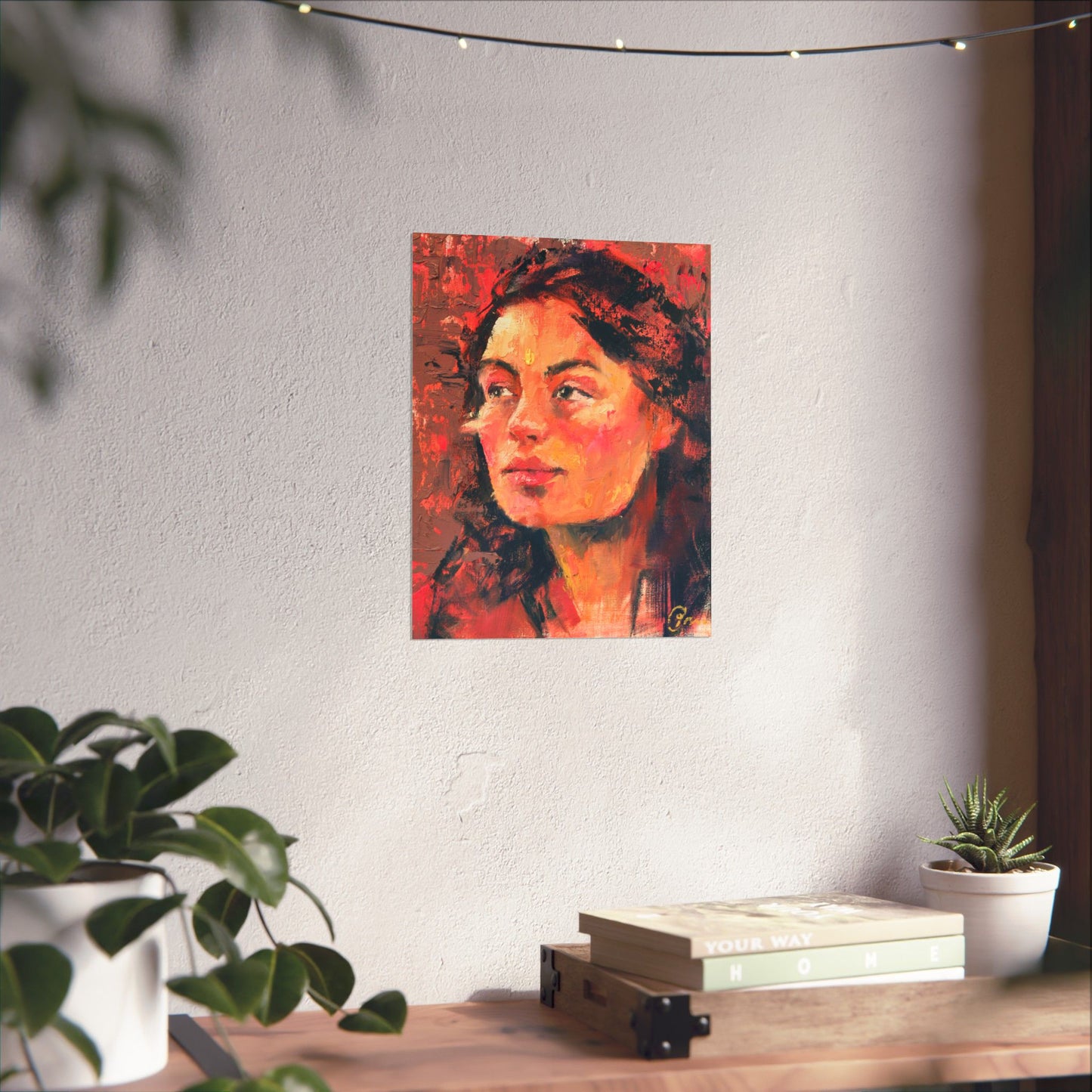 "Thalia" - Oil Portriait Print (Day 69)