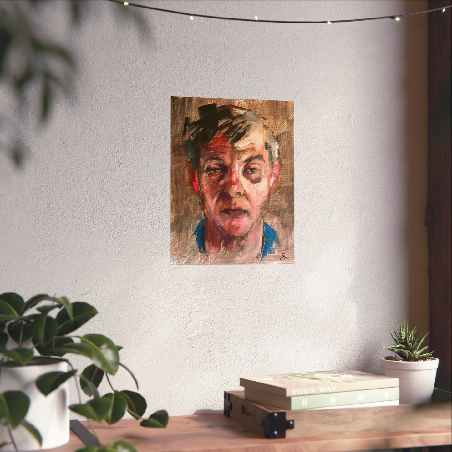 "Edmund" - Oil Portriait Print (Day 78)