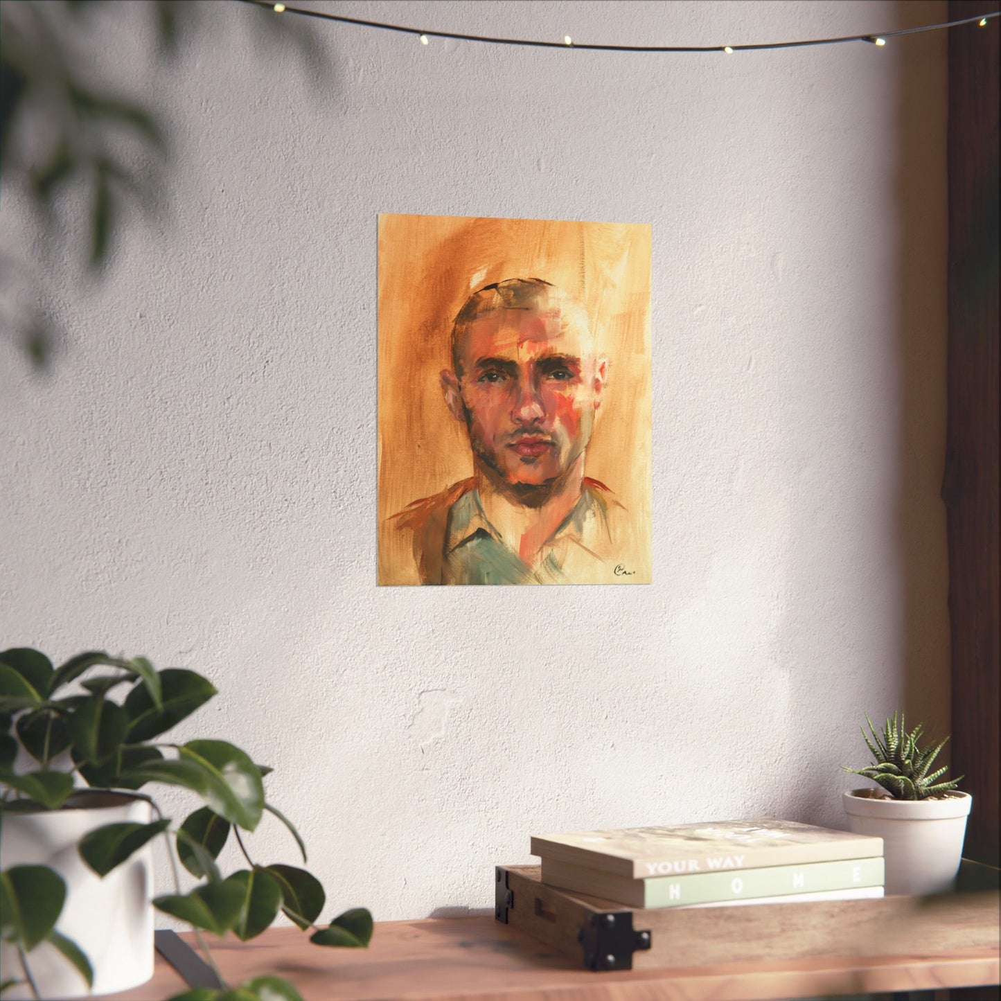 "Fouad" - Oil Portriait Print (Day 60)