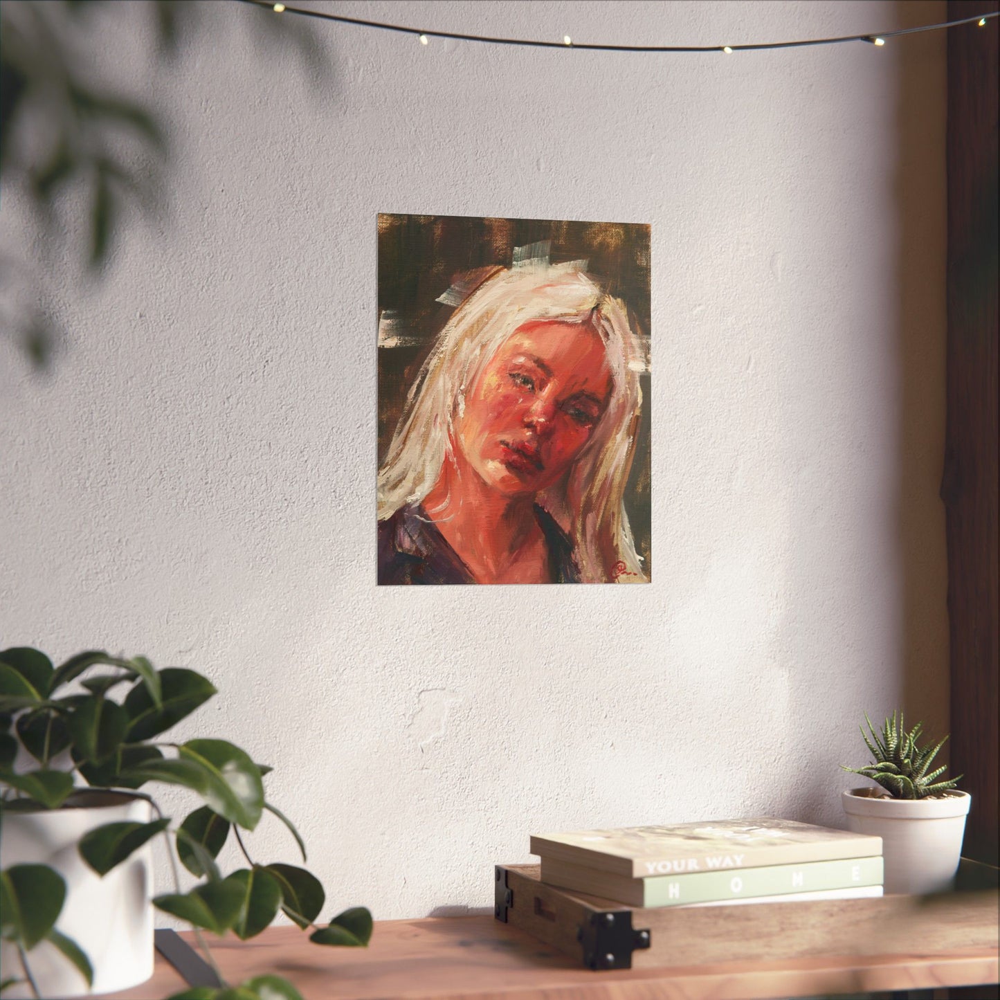 "Angelique" - Oil Portriait Print (Day 88)