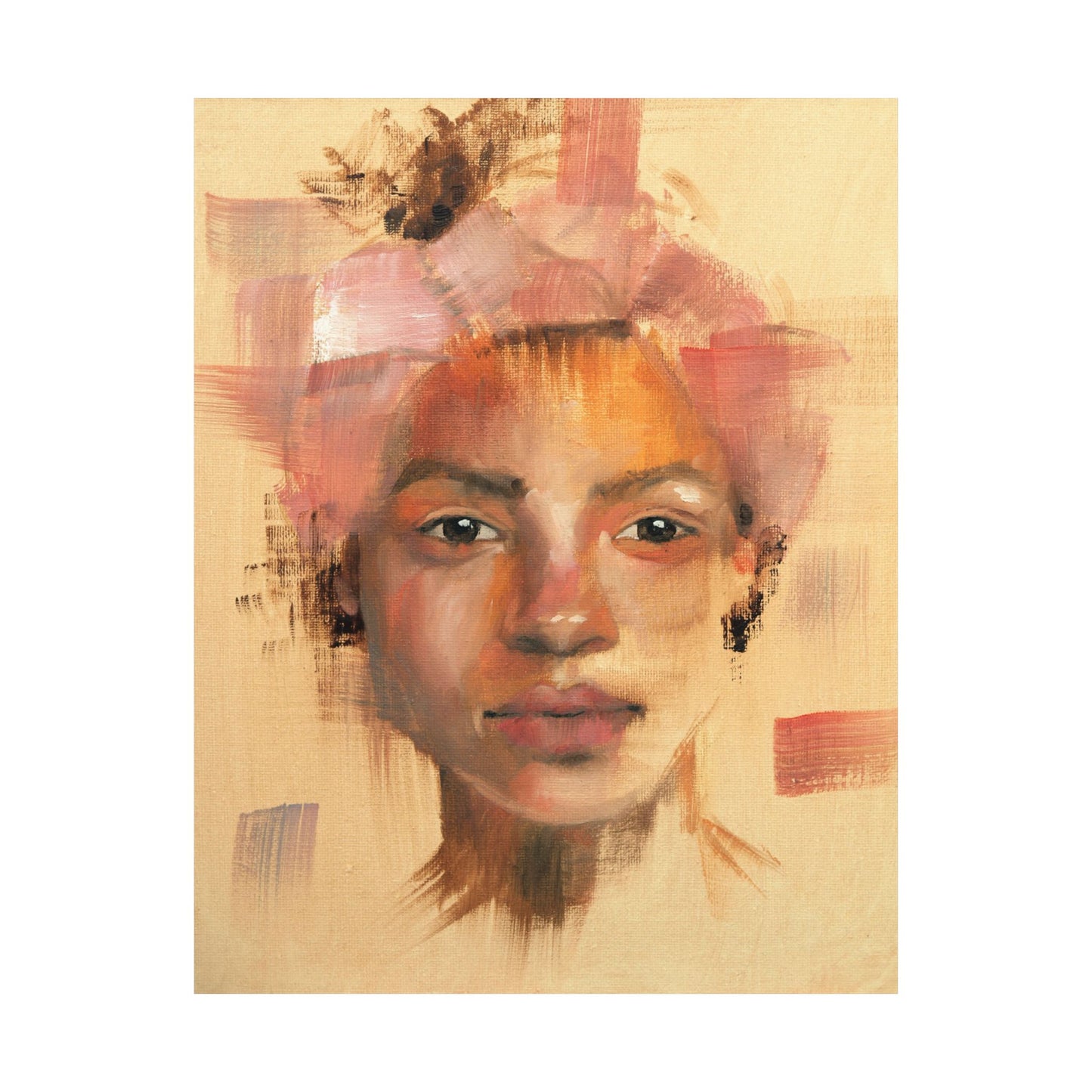 "Fatima" - Oil Portriait Print (Day 33)