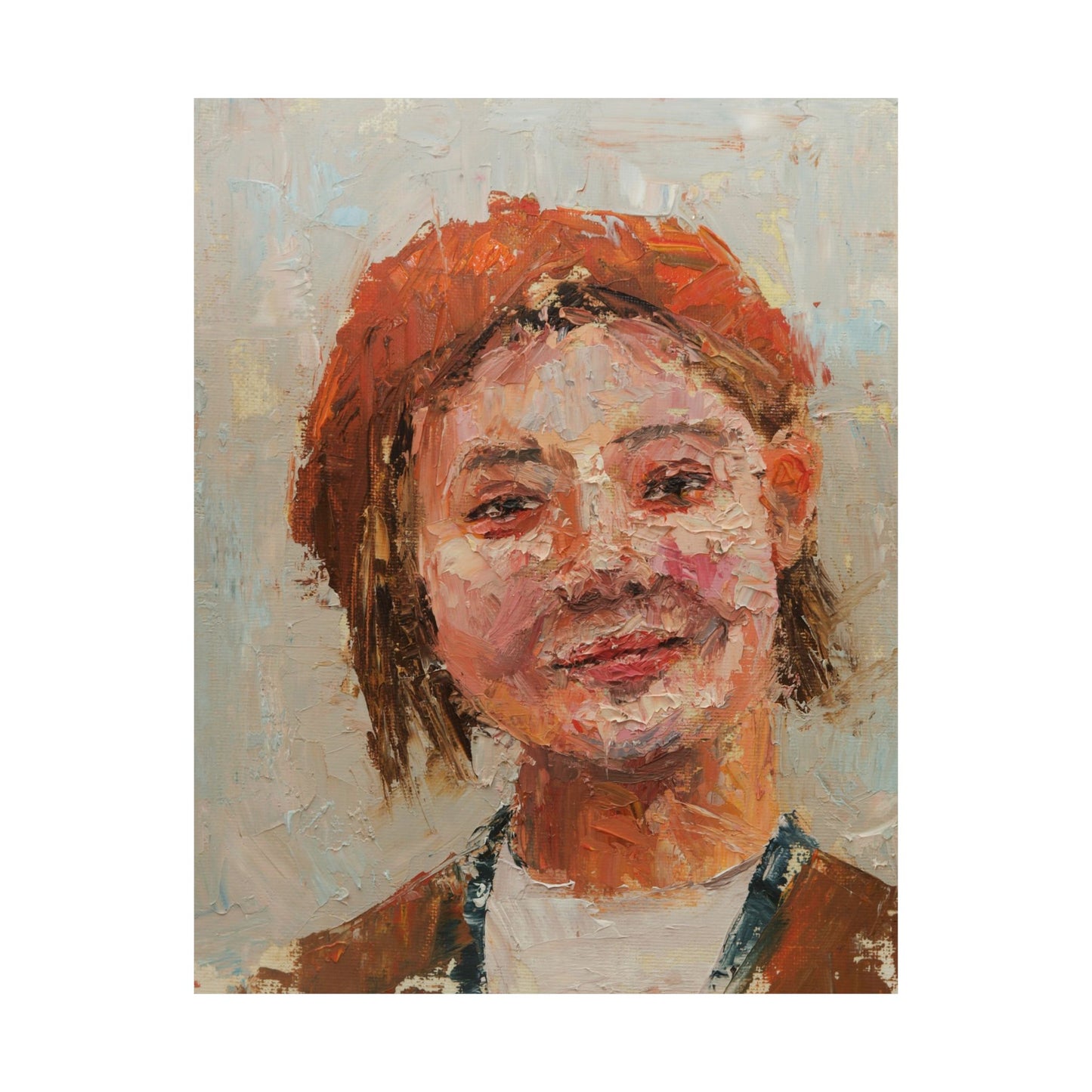 "Elisa" - Oil Portriait Print (Day 184)