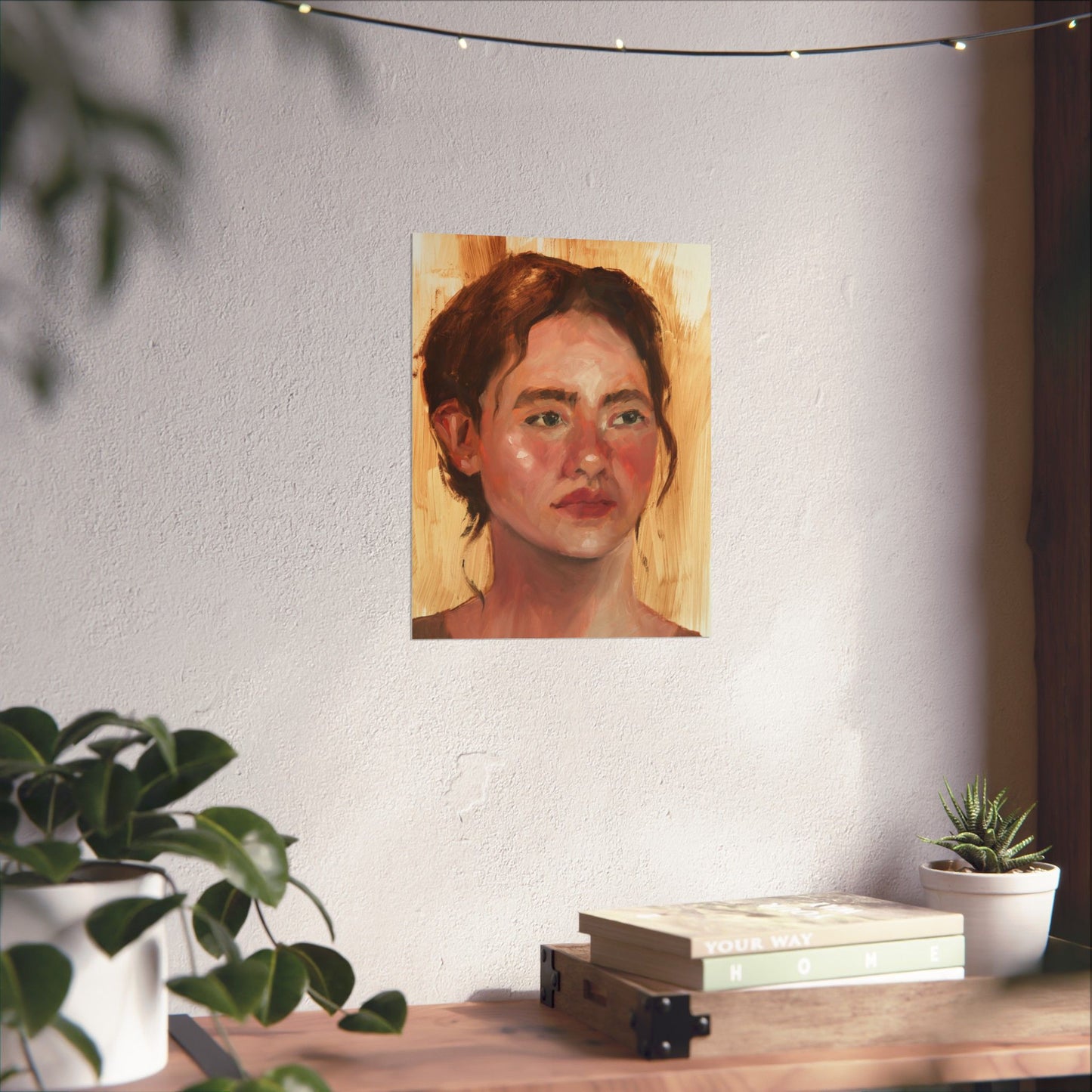 "Maria Chapdelaine" - Oil Portriait Print (Day 13)