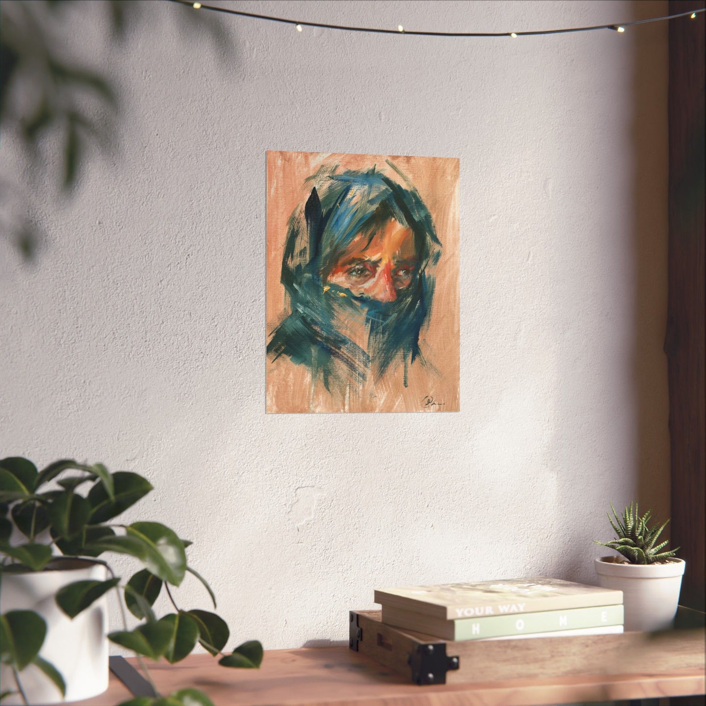 "Riyad" - Oil Portriait Print (Day 129)