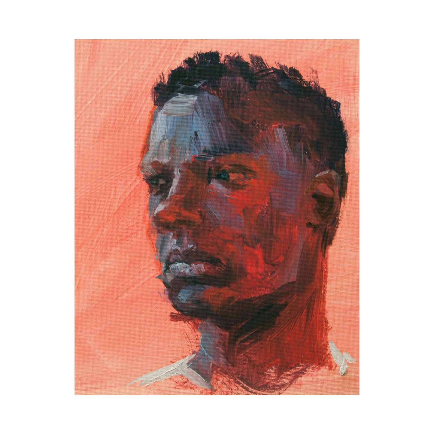 "Finley" - Oil Portriait Print (Day 249)