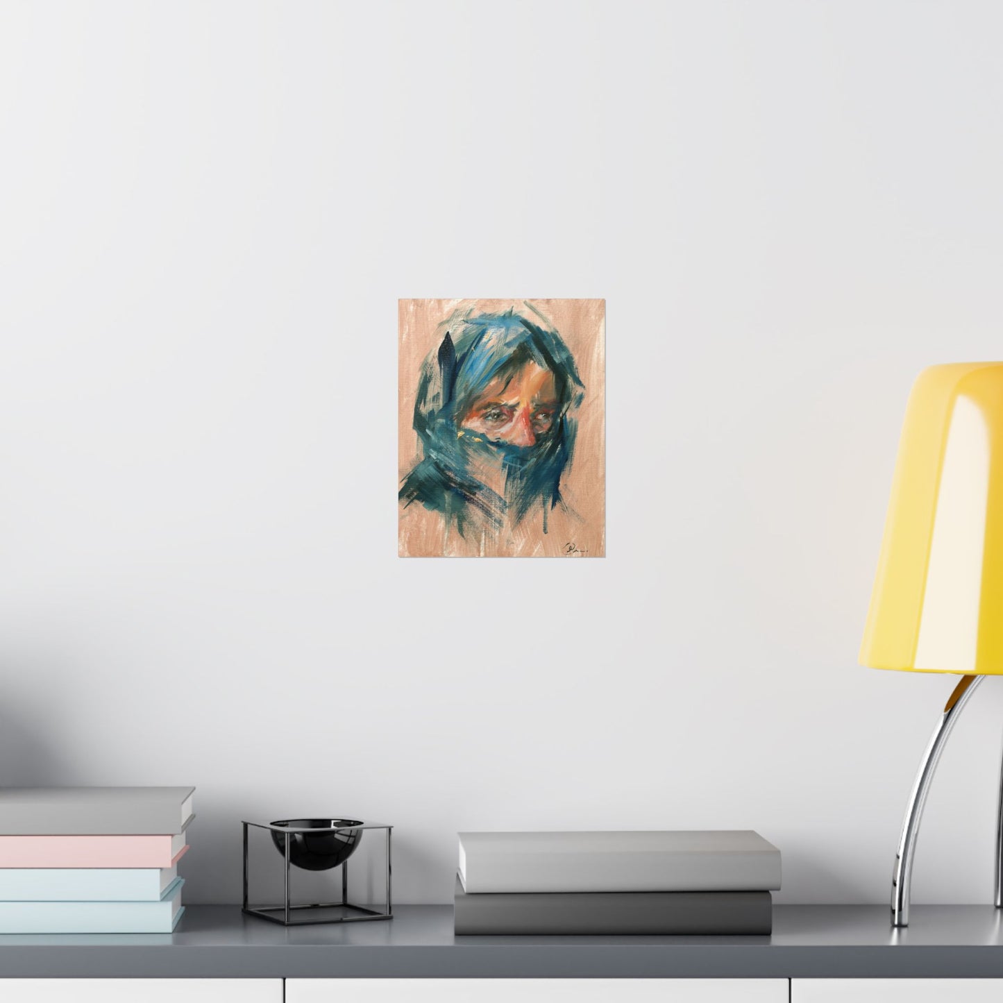 "Riyad" - Oil Portriait Print (Day 129)