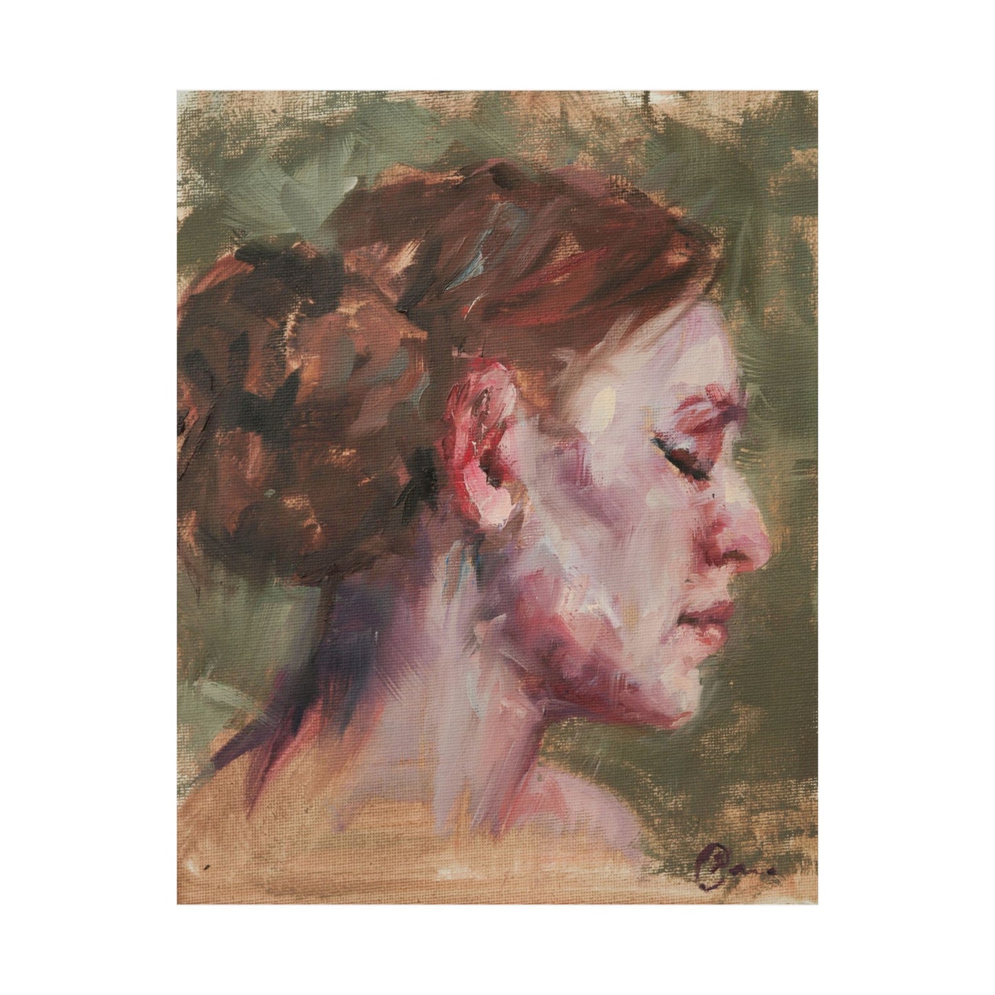 "Eloise" - Oil Portriait Print (Day 136)