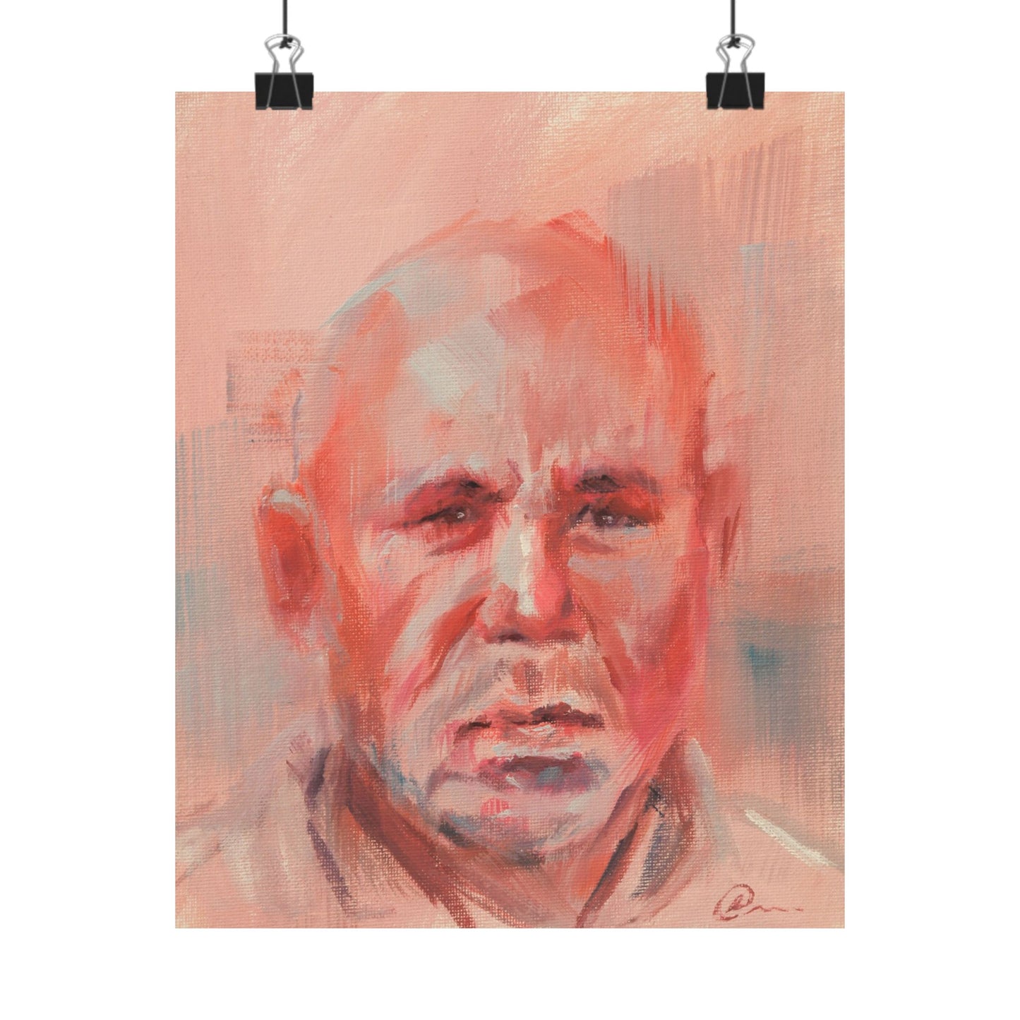 "Lorenzo" - Oil Portriait Print (Day 223)