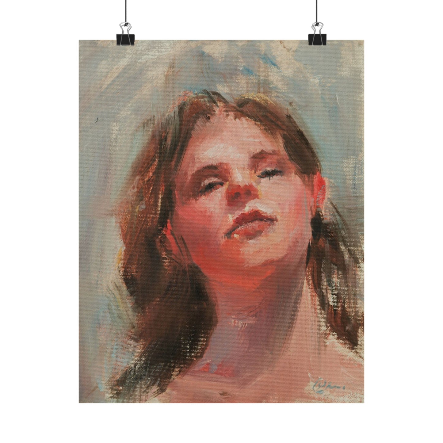 "Estella" - Oil Portriait Print (Day 161)